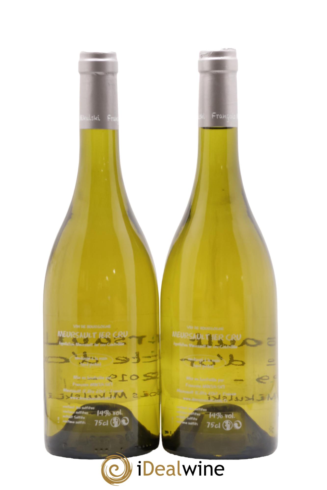 Meursault 1er Cru Goutte d'Or François Mikulski 2019 - Lot de 2 bouteilles - 1