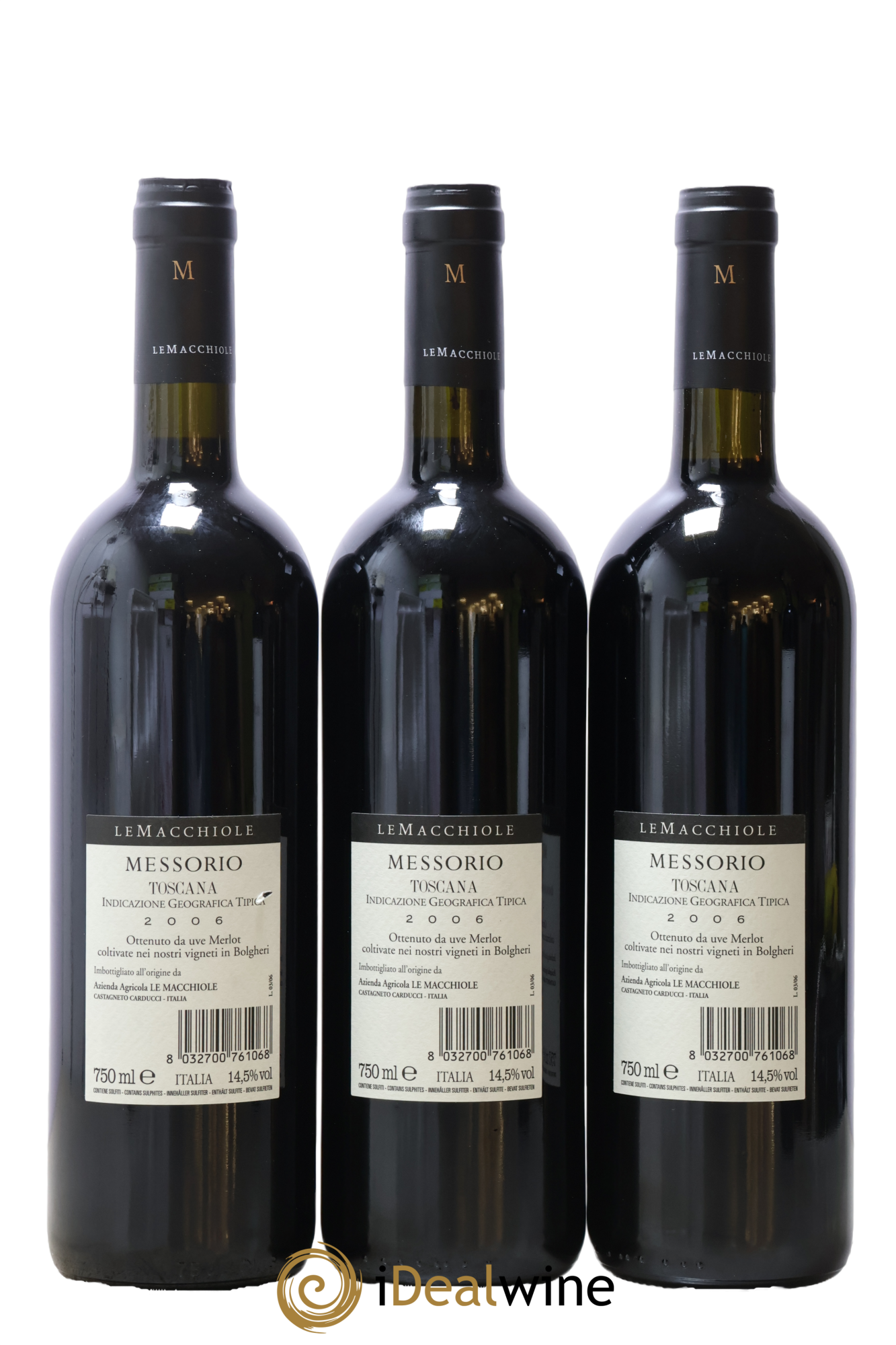 Toscana IGT Le Macchiole Messorio 2006 - Lot of 6 bottles - 2