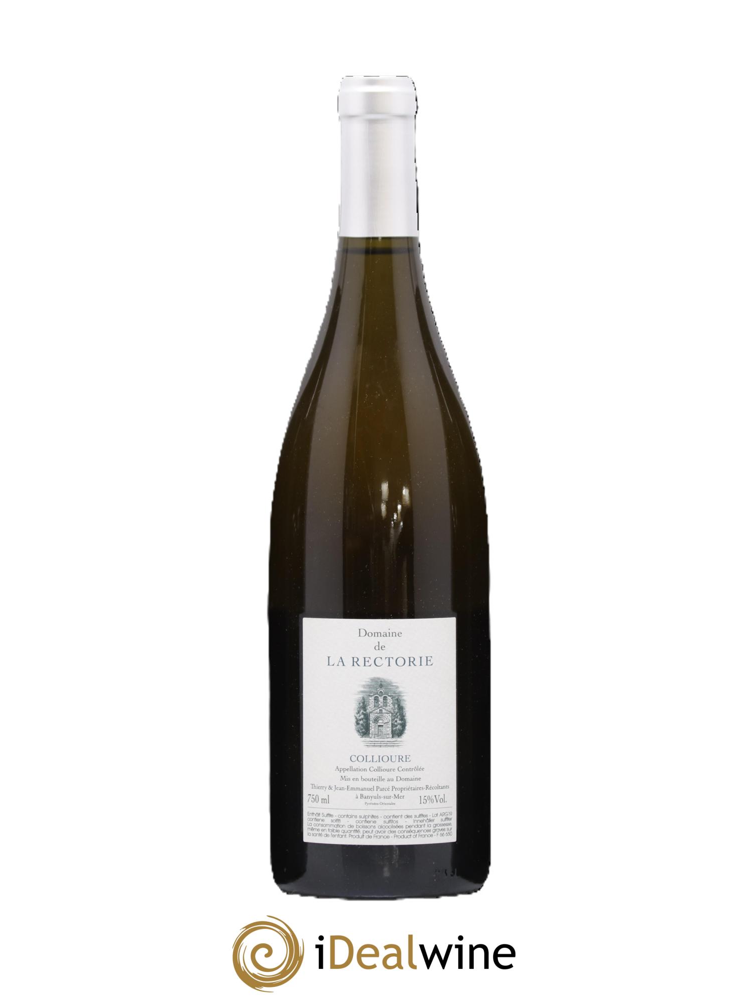 Collioure La Rectorie (Domaine de) L'Argile Thierry et Jean Emmanuel Parcé  2019 - Lot of 1 bottle - 1