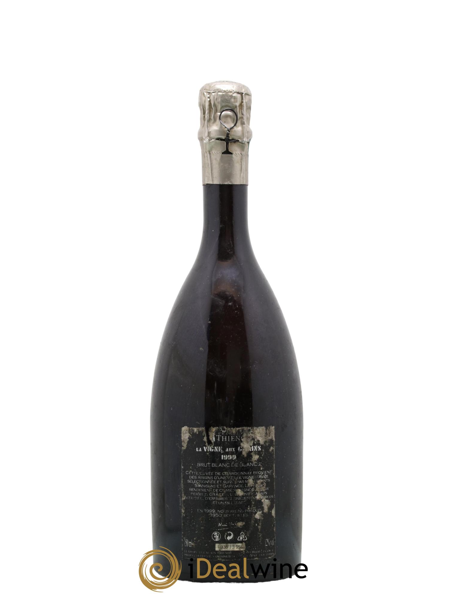 Champagne La vigne aux Gamins Thienot 1999 - Lot of 1 bottle - 1