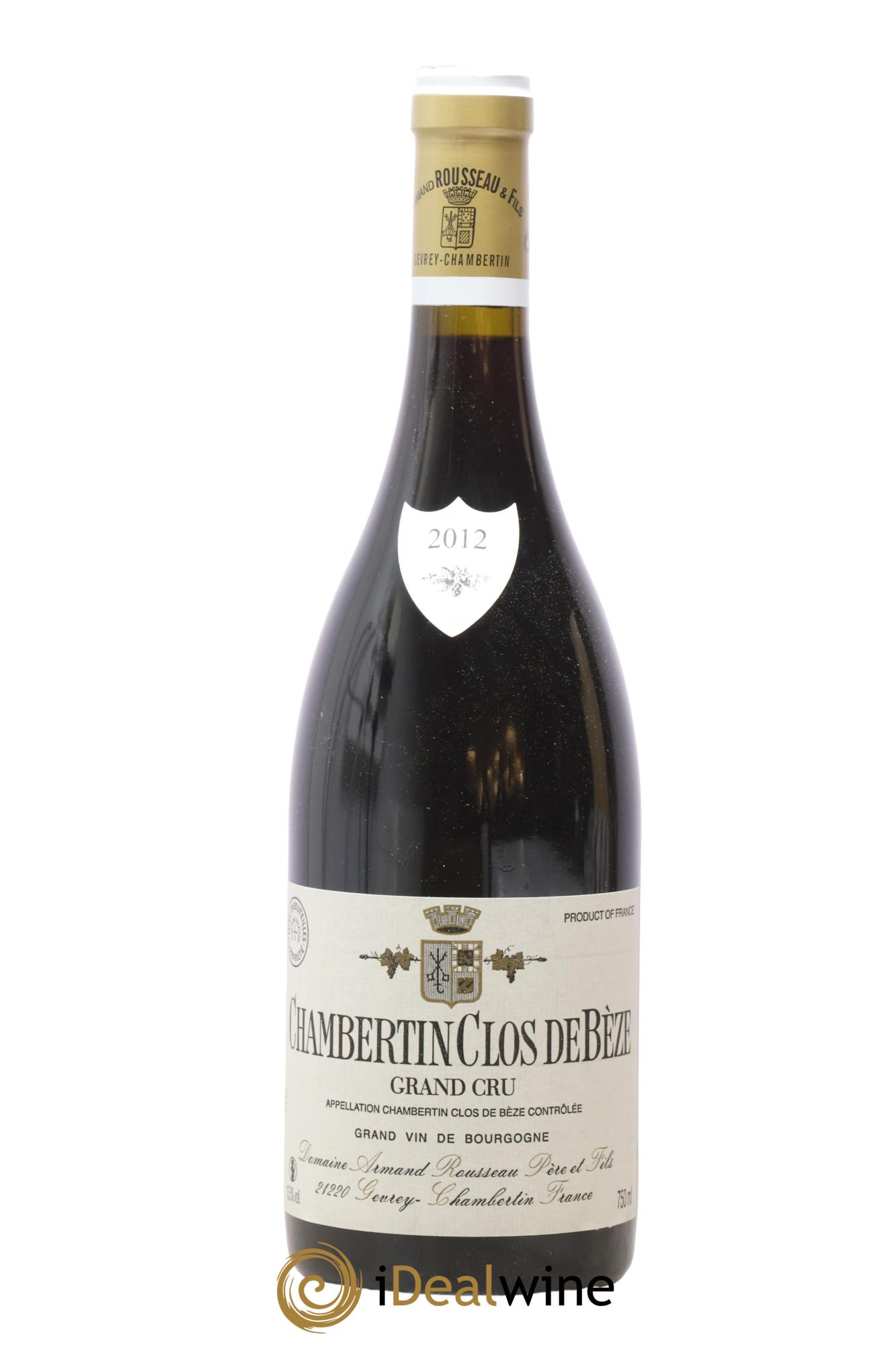 Chambertin Clos de Bèze Grand Cru Armand Rousseau (Domaine) 2012 - Posten von 1 Flasche - 0