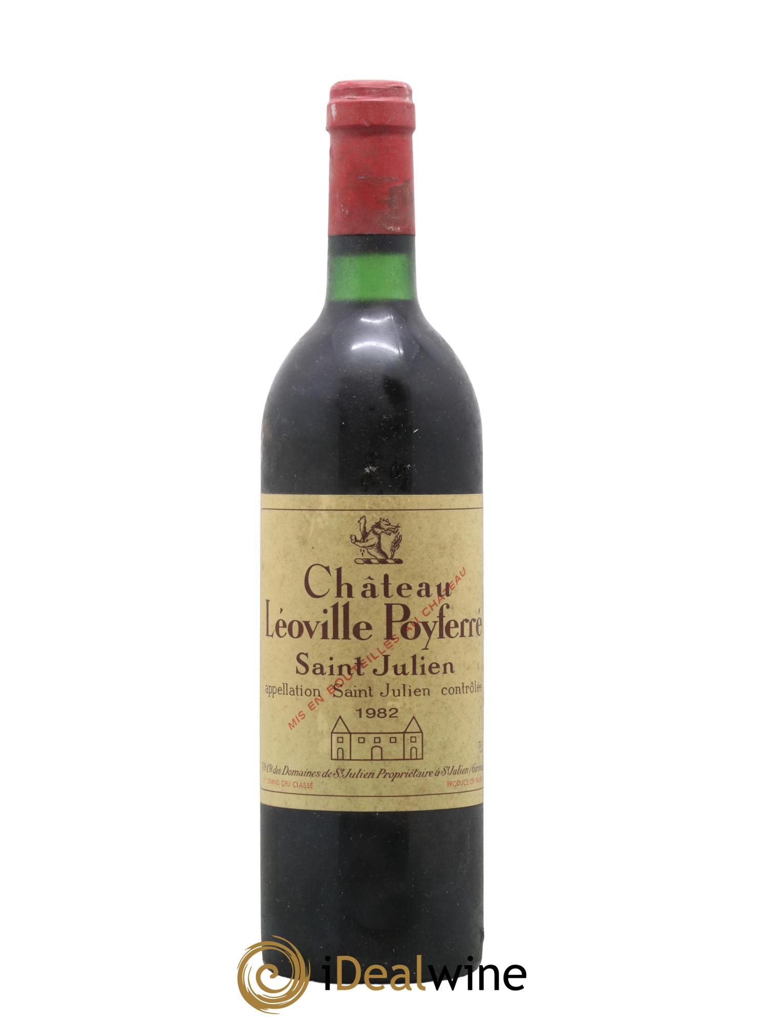 Château Léoville Poyferré 2ème Grand Cru Classé 1982 - Lot de 1 bouteille - 0