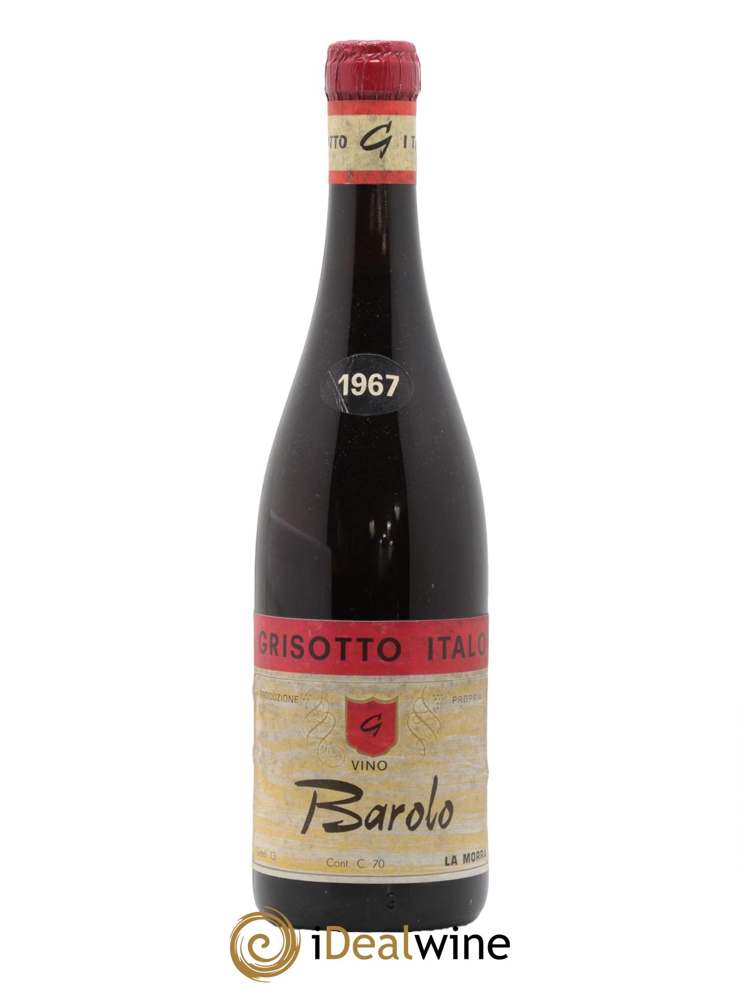 Barolo Grisotto Italo 1967 - Lot de 1 bouteille - 0