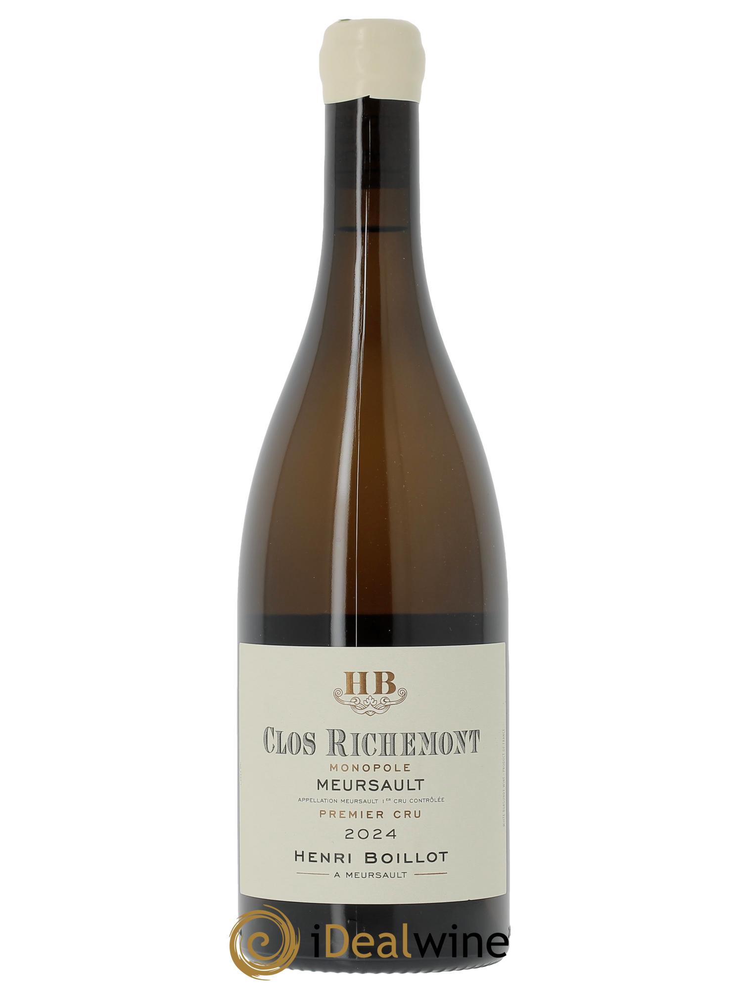 Meursault 1er Cru Clos Richemont Monopole Henri Boillot (Domaine) 2024 - Lot of 1 bottle - 0