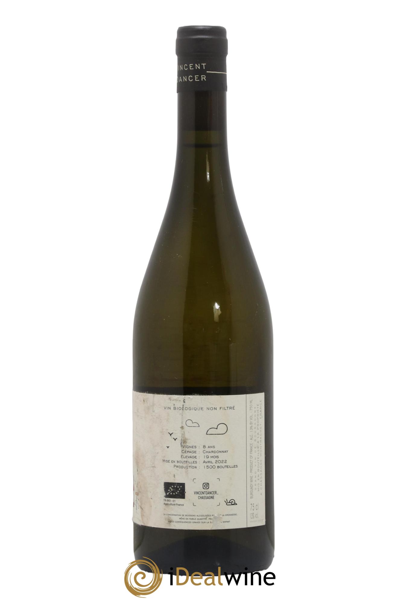 Chassagne-Montrachet 1er Cru Morgeot Vincent Dancer 2020 - Lot de 1 bouteille - 1