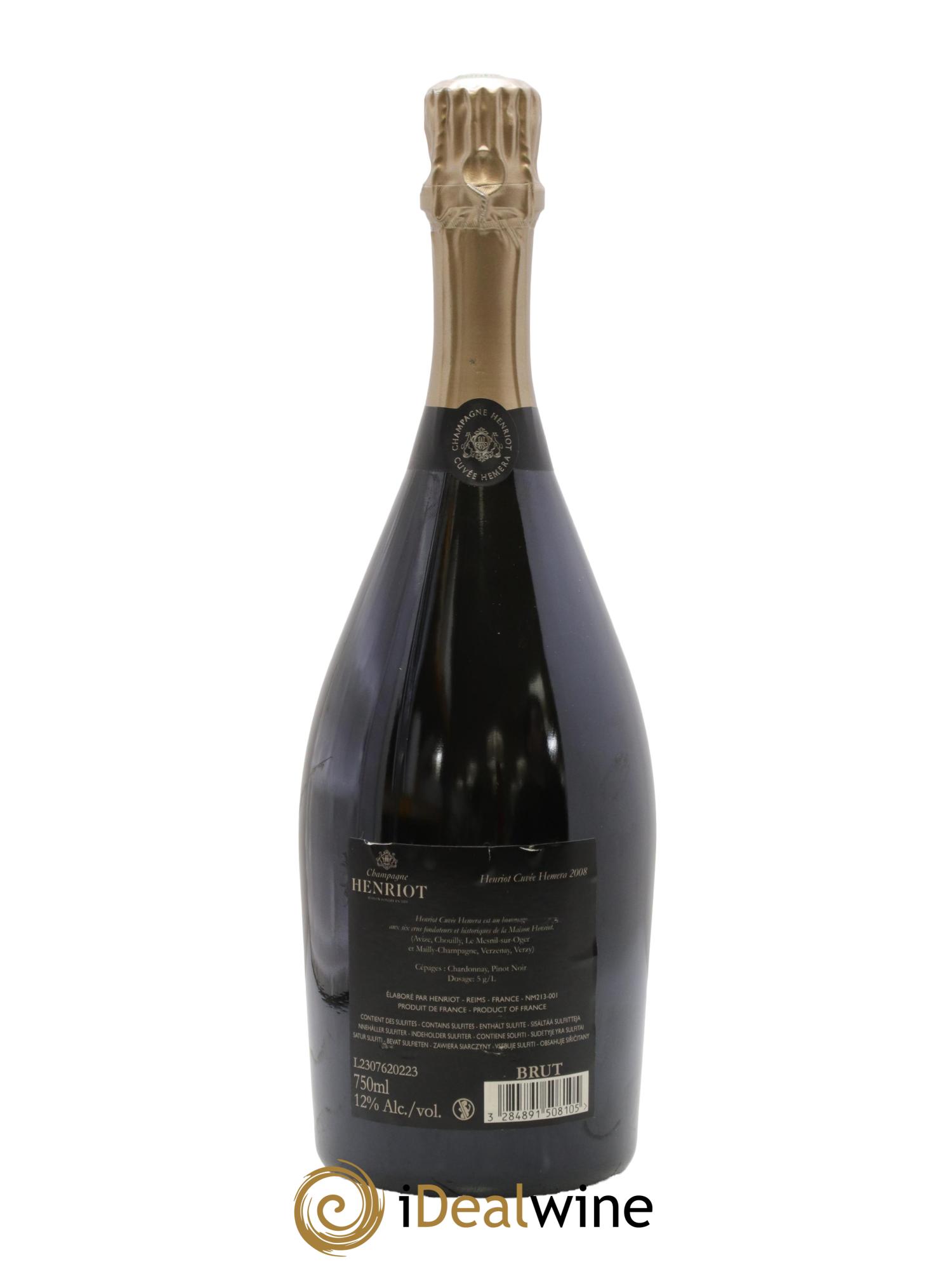Brut Cuvée Hemera Henriot 2008 - Lot of 1 bottle - 1