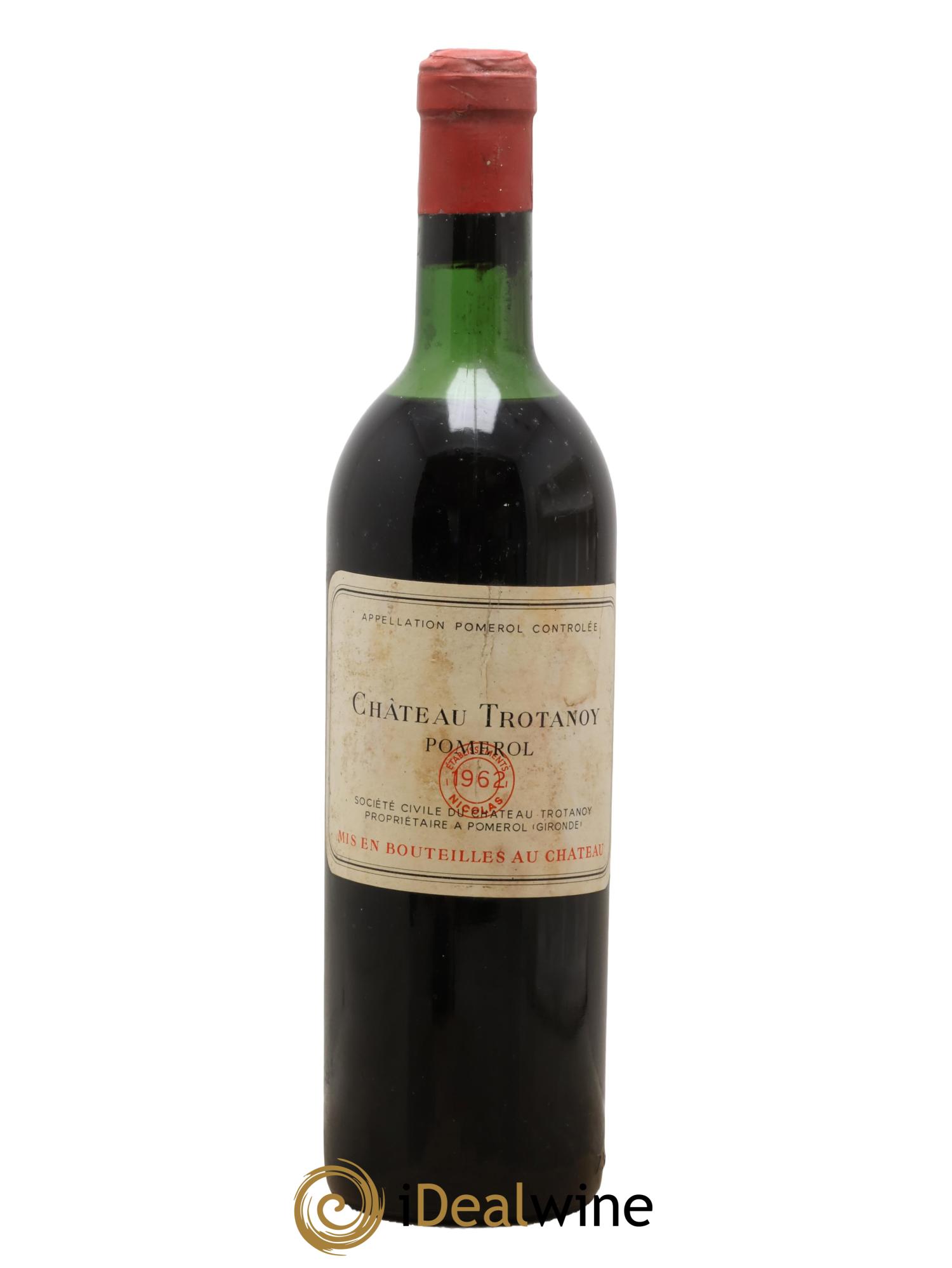 Château Trotanoy 1962 - Lotto di 1 bottiglia - 0