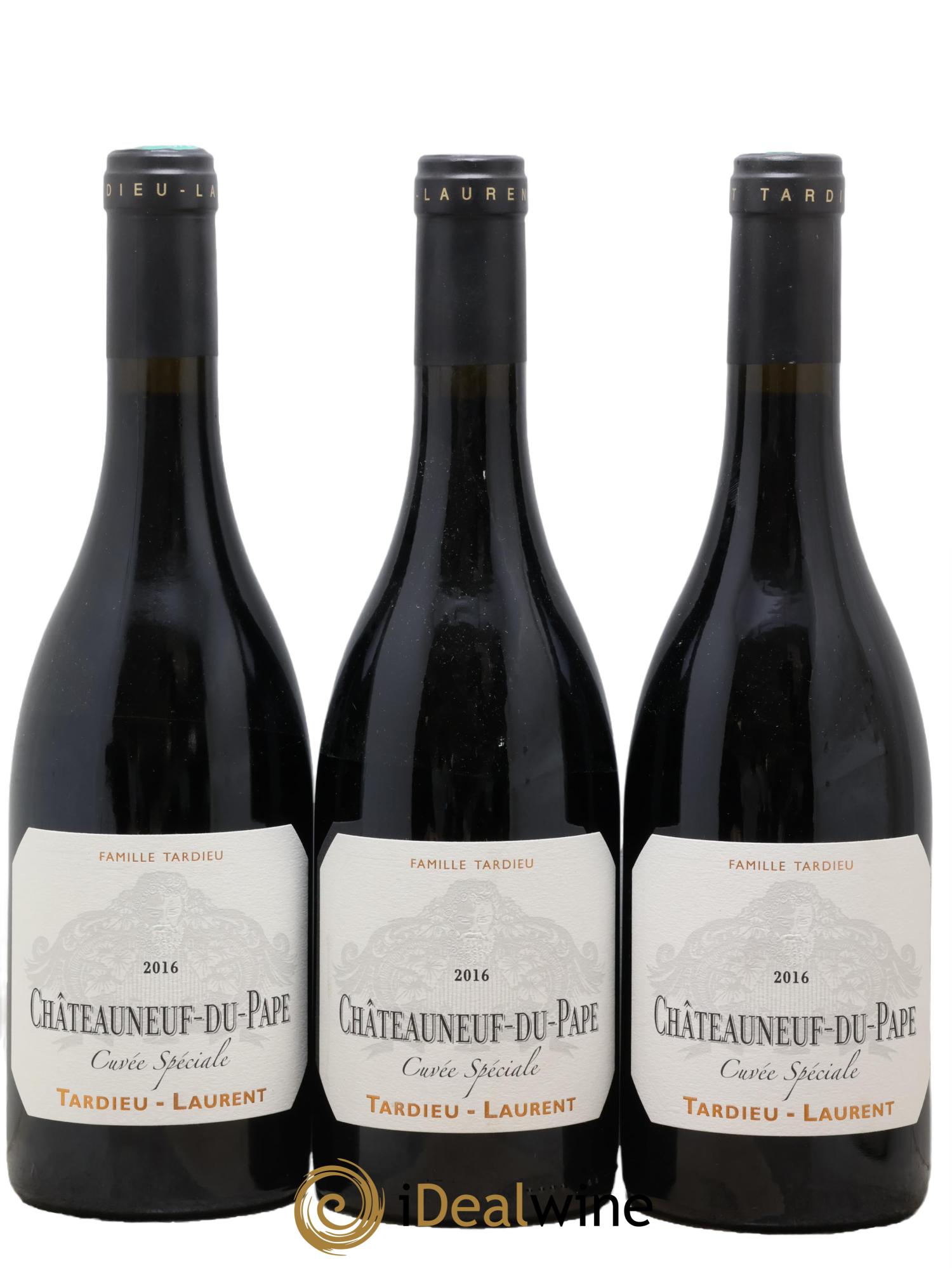 Châteauneuf-du-Pape Tardieu-Laurent Cuvée spéciale Famille Tardieu 2016 - Lotto di 3 bottiglie - 0