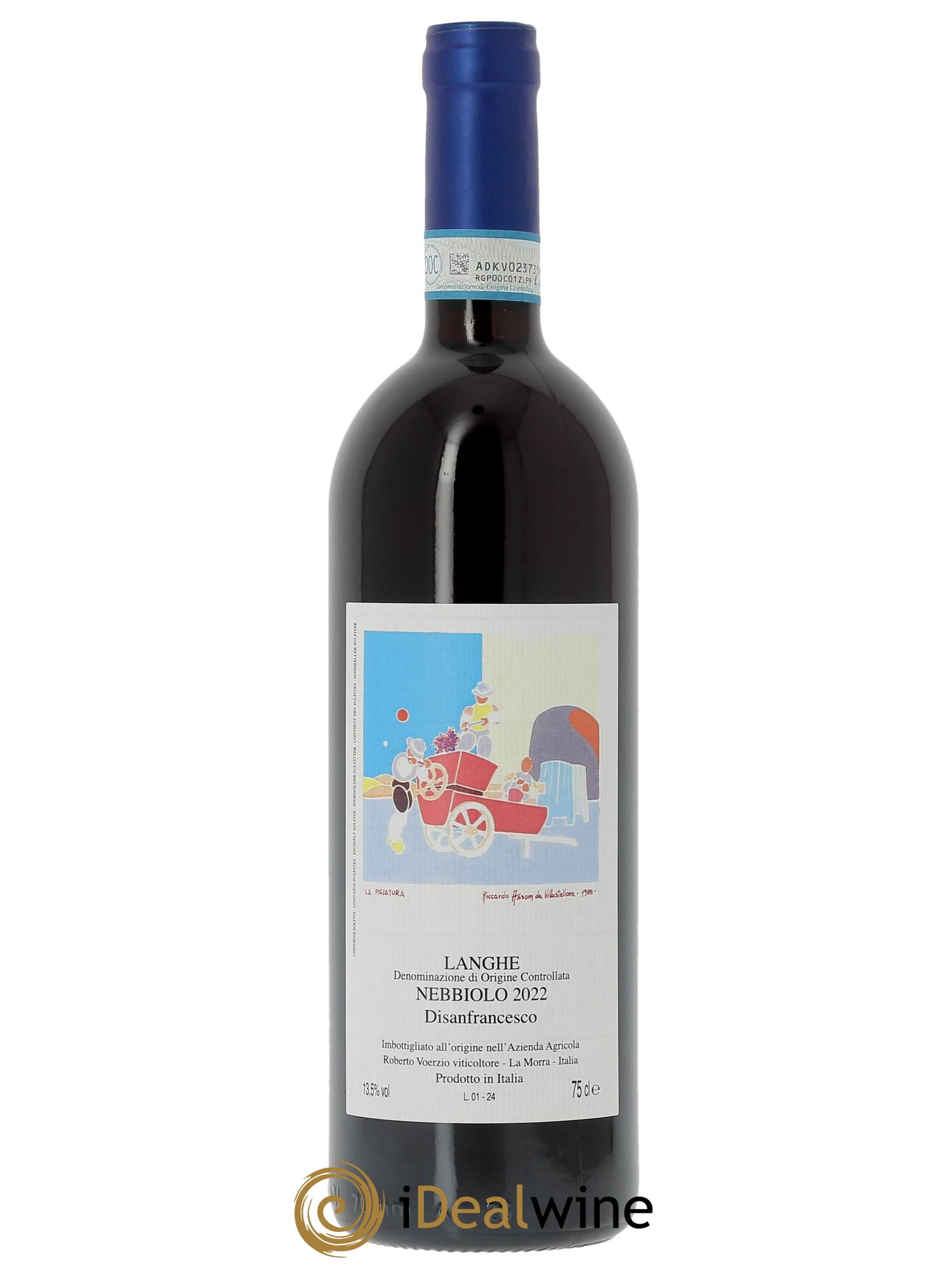 Langhe Nebbiolo DOC Roberto Voerzio Disanfrancesco  2022 - Lot of 1 bottle - 0