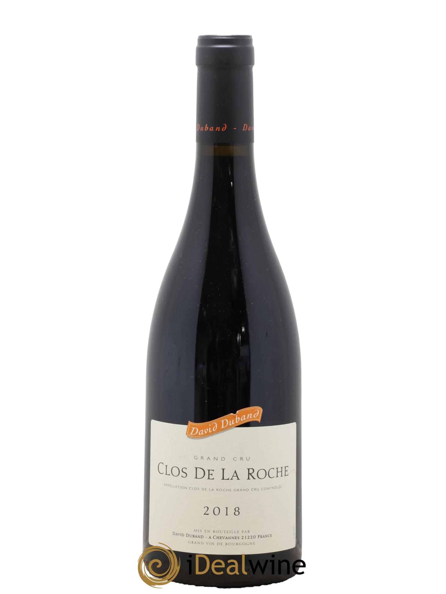Clos de la Roche Grand Cru David Duband (Domaine) 2018 - Posten von 1 Flasche - 0