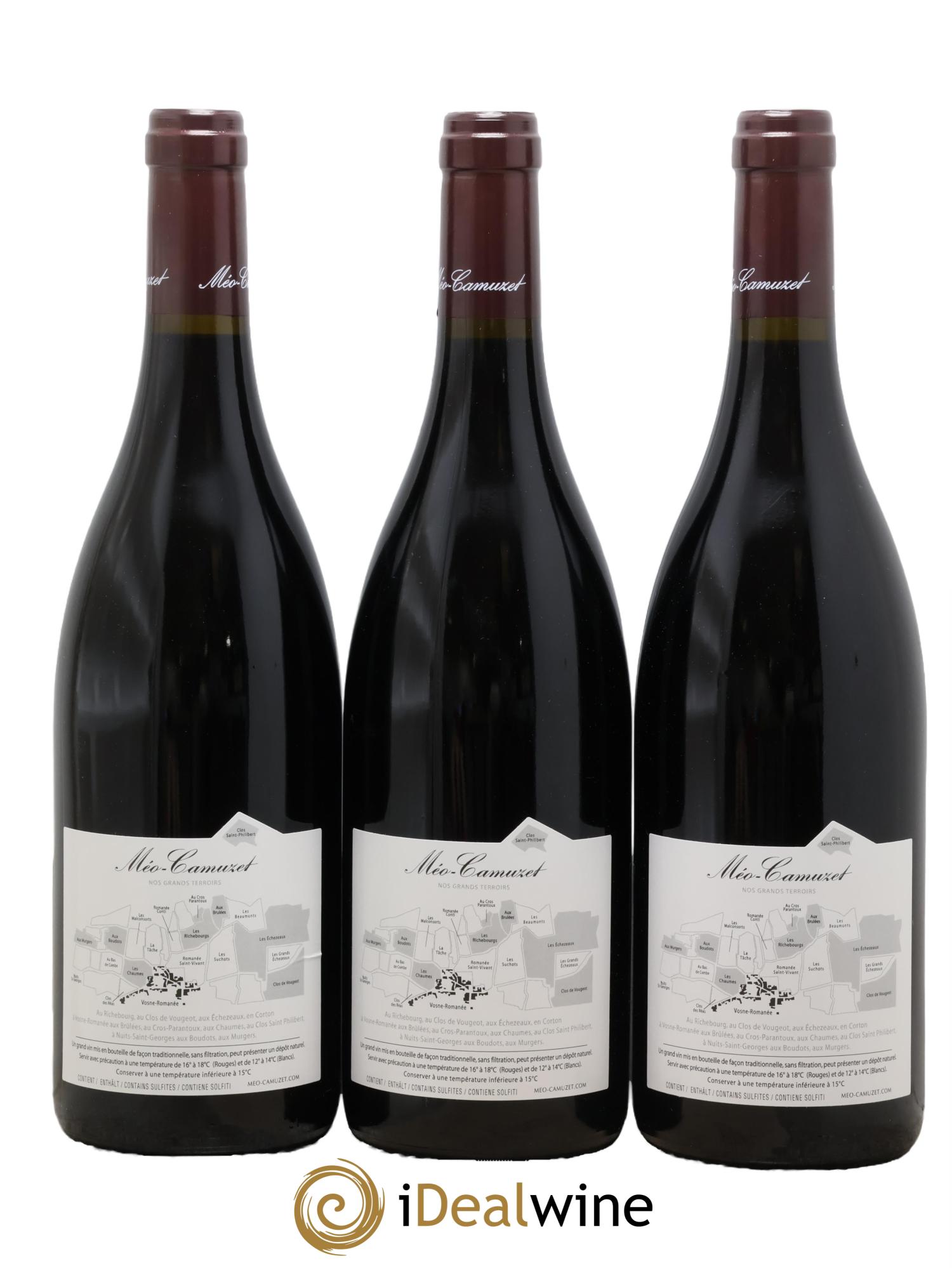 Nuits-Saint-Georges 1er Cru Aux Murgers Méo-Camuzet (Domaine) 2020 - Lotto di 3 bottiglie - 1