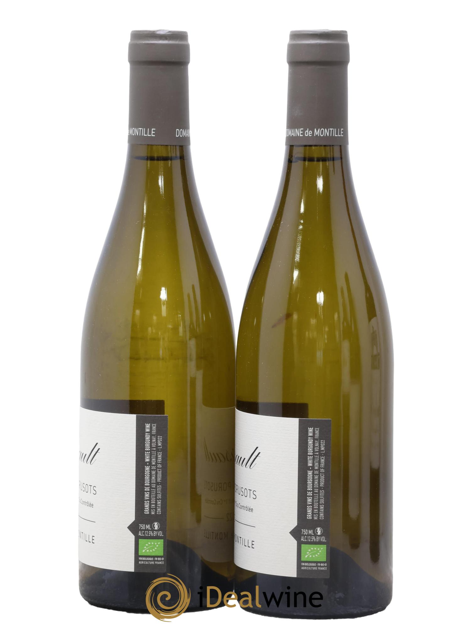 Meursault 1er Cru Les Porusots De Montille (Domaine) 2022 - Lot de 2 bouteilles - 1