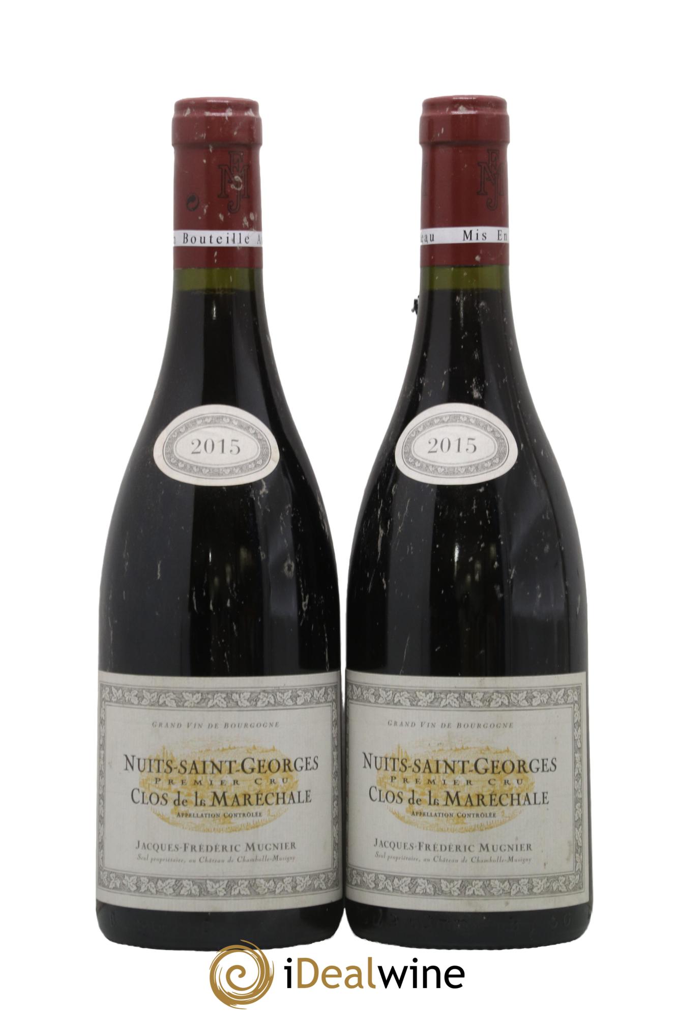 Nuits-Saint-Georges 1er Cru Clos de La Maréchale Jacques-Frédéric Mugnier 2015 - Lot de 2 bouteilles - 0