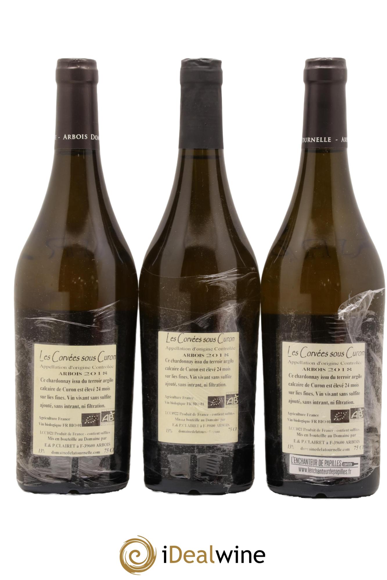 Arbois Les Corvées sous Curon Domaine de la Tournelle 2018 - Lot de 3 bouteilles - 1