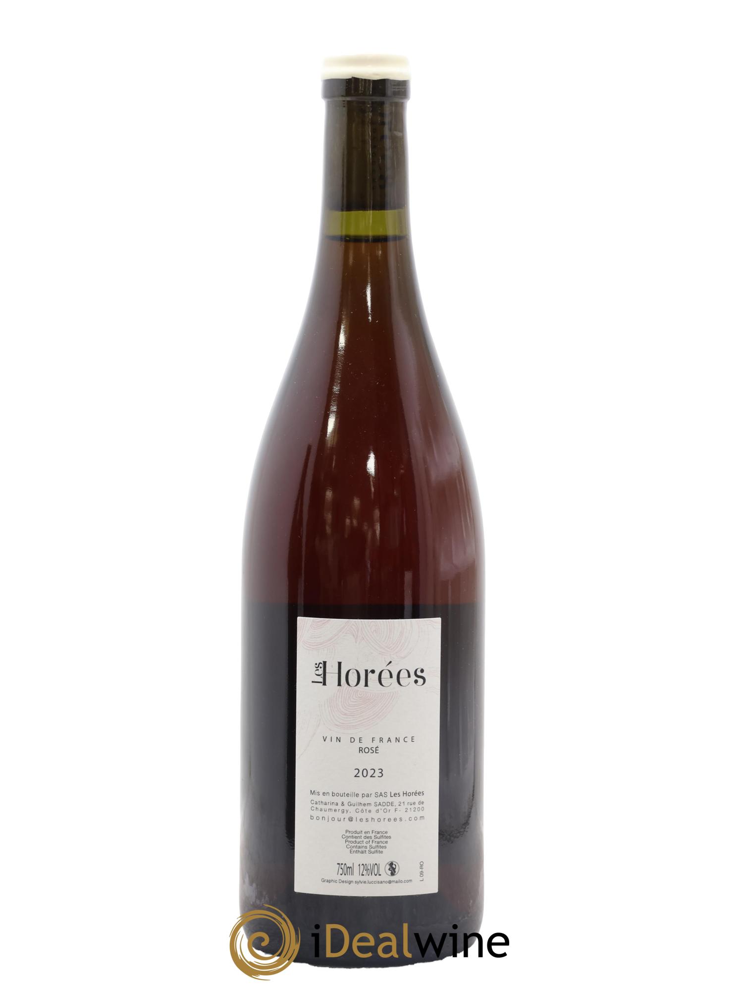 Bourgogne Rosé Bonheur Les Horées 2023 - Lot de 1 bouteille - 1