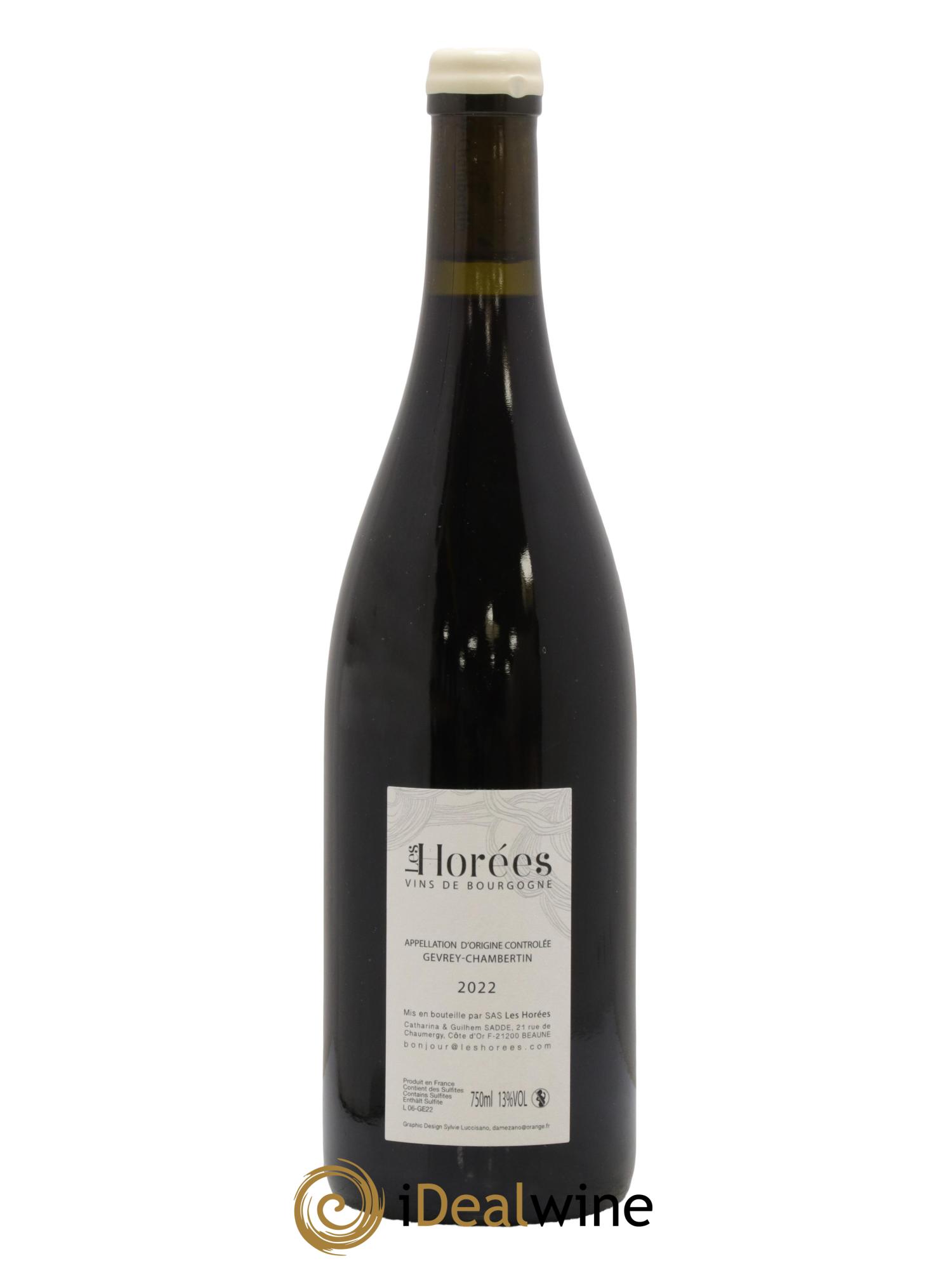 Gevrey-Chambertin En Reniard Les Horées 2022 - Lot de 1 bouteille - 1