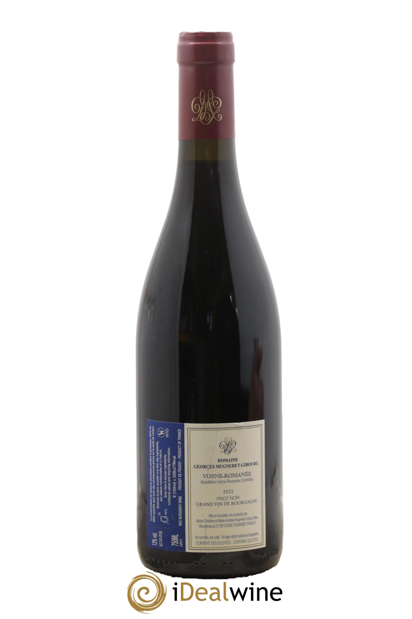 Vosne-Romanée Mugneret-Gibourg (Domaine) 2022 - Lotto di 1 bottiglia - 1
