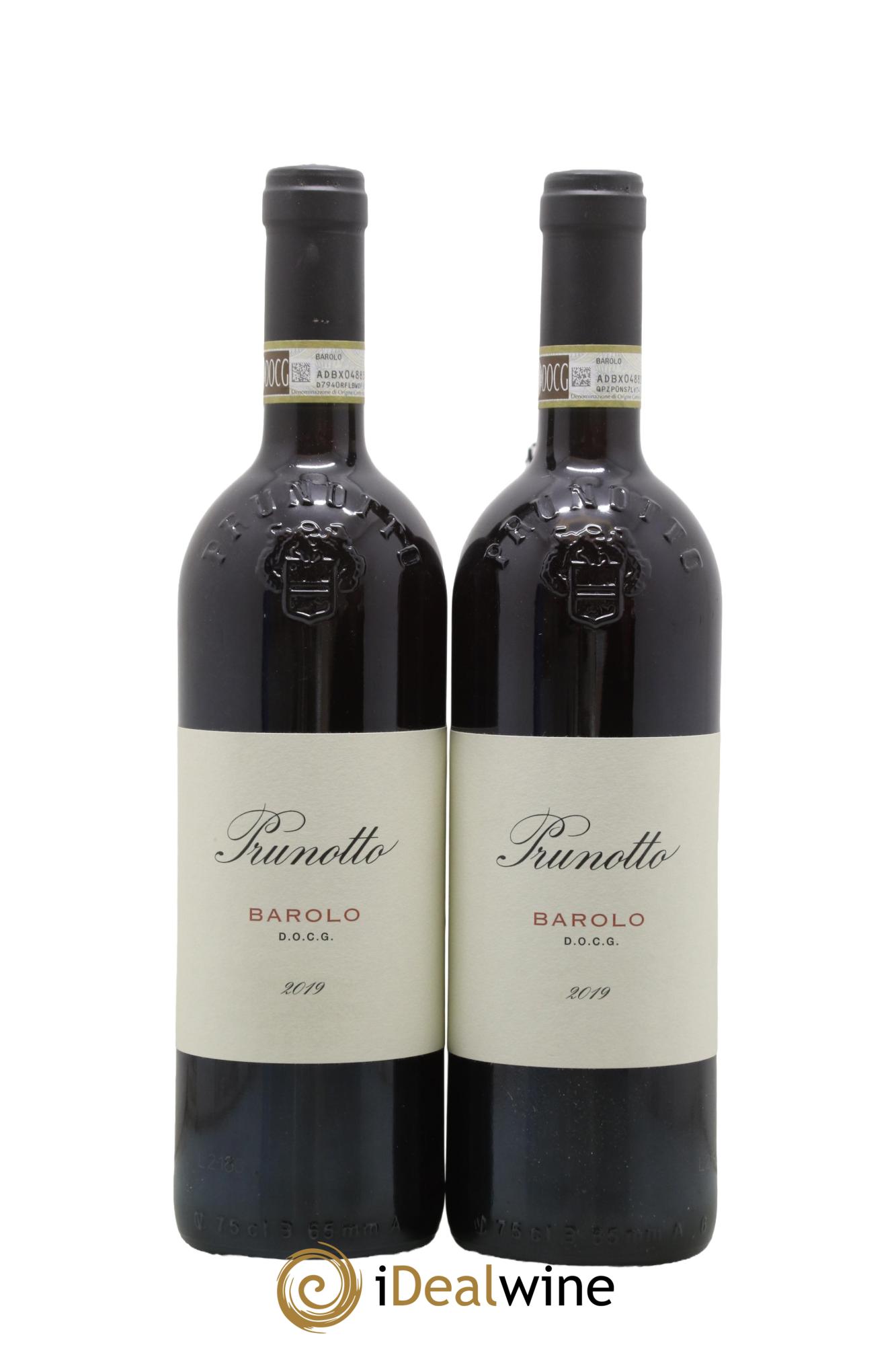 Barolo DOCG Prunotto 2019 - Lot of 2 bottles - 0