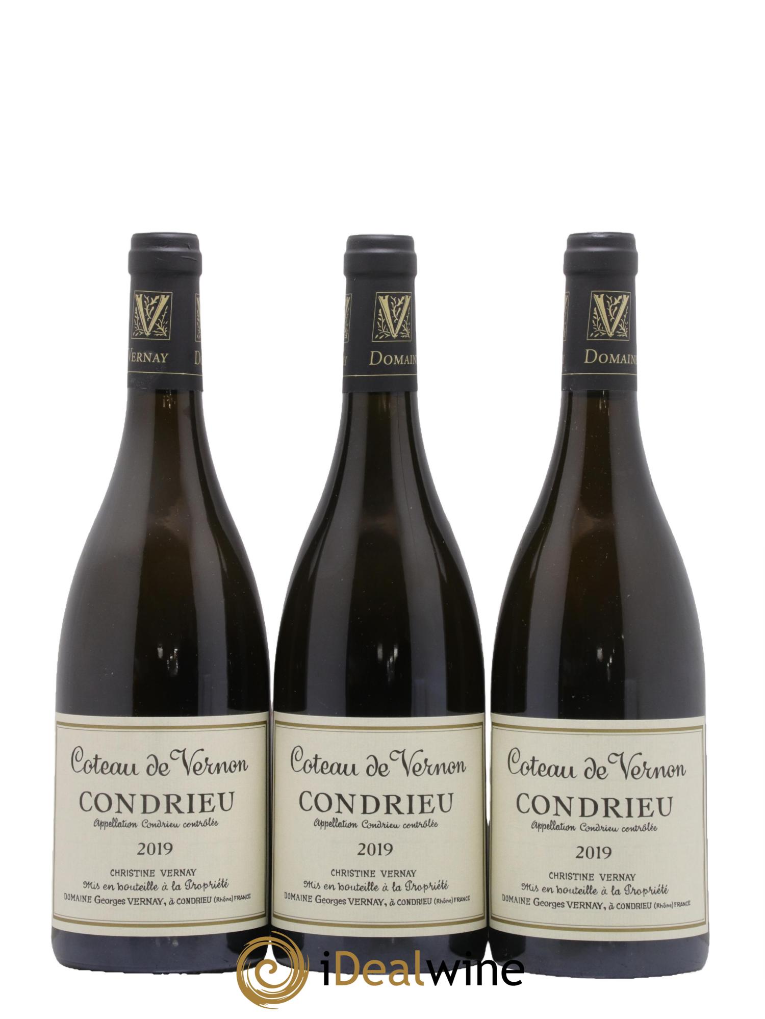 Condrieu Coteau de Vernon Georges Vernay 2019 - Lot de 3 bouteilles - 0
