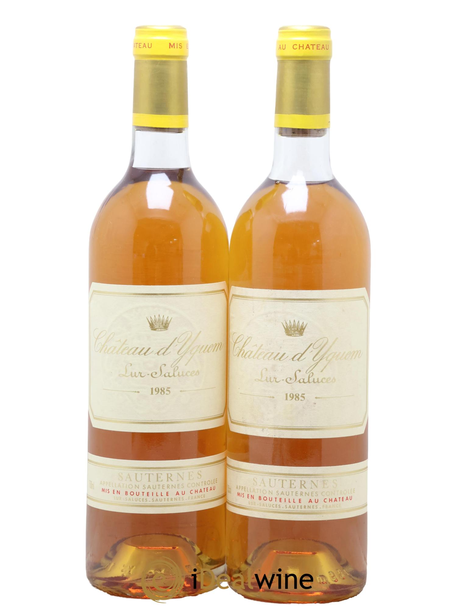 Château d' Yquem 1er Cru Classé Supérieur 1985 - Lot of 2 bottles - 0