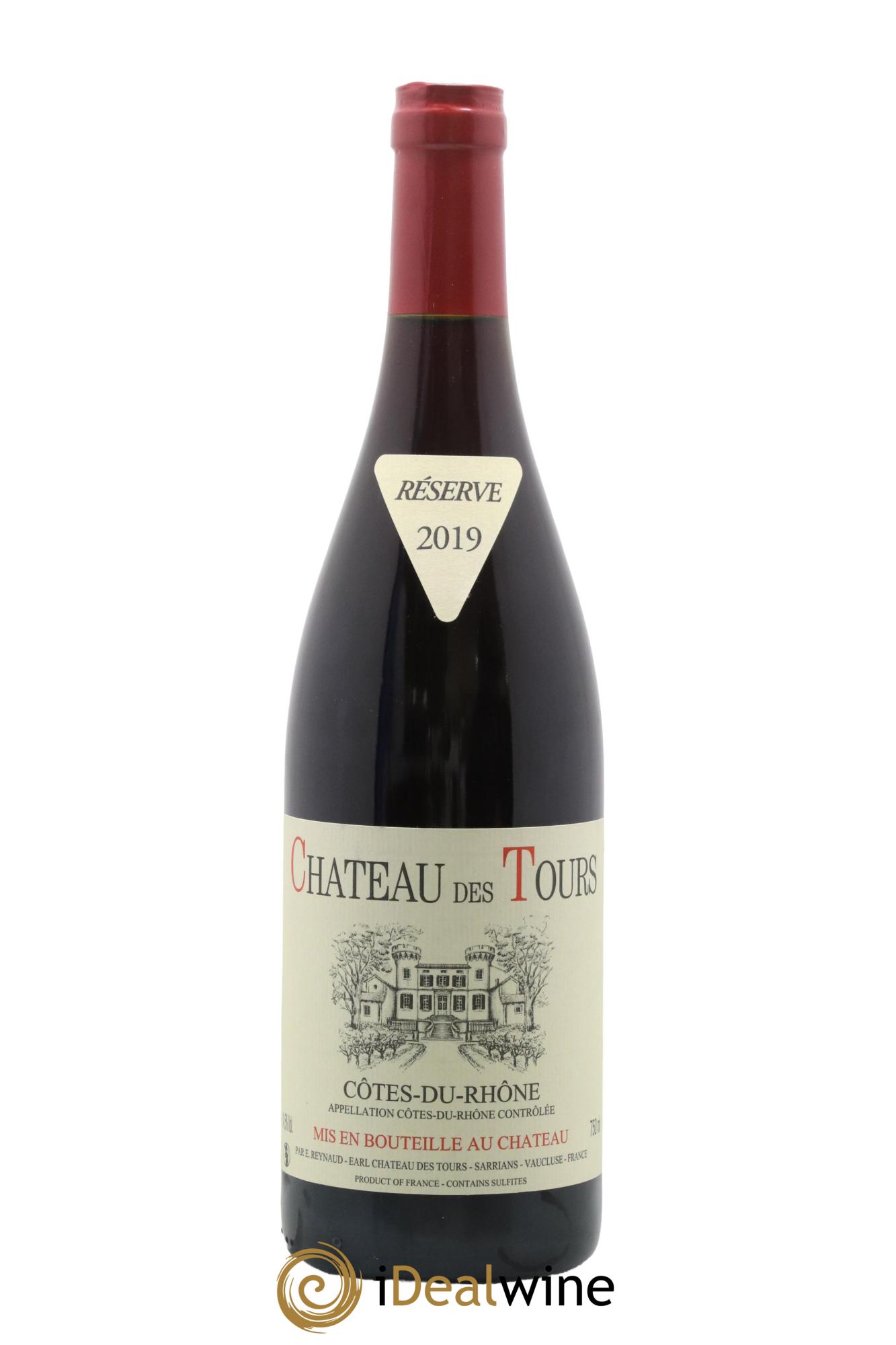 Côtes-du-Rhône Château des Tours Emmanuel Reynaud 2019 - Lot de 1 bouteille - 0
