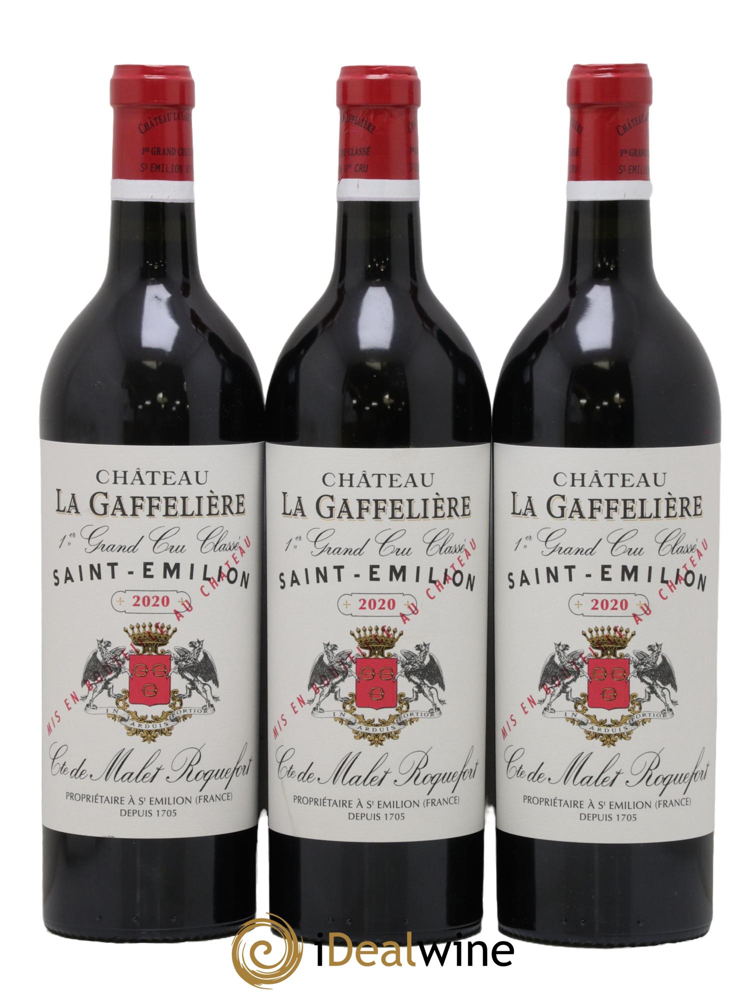 Château la Gaffelière 1er Grand Cru Classé B 2020 - Lot de 3 bouteilles - 0