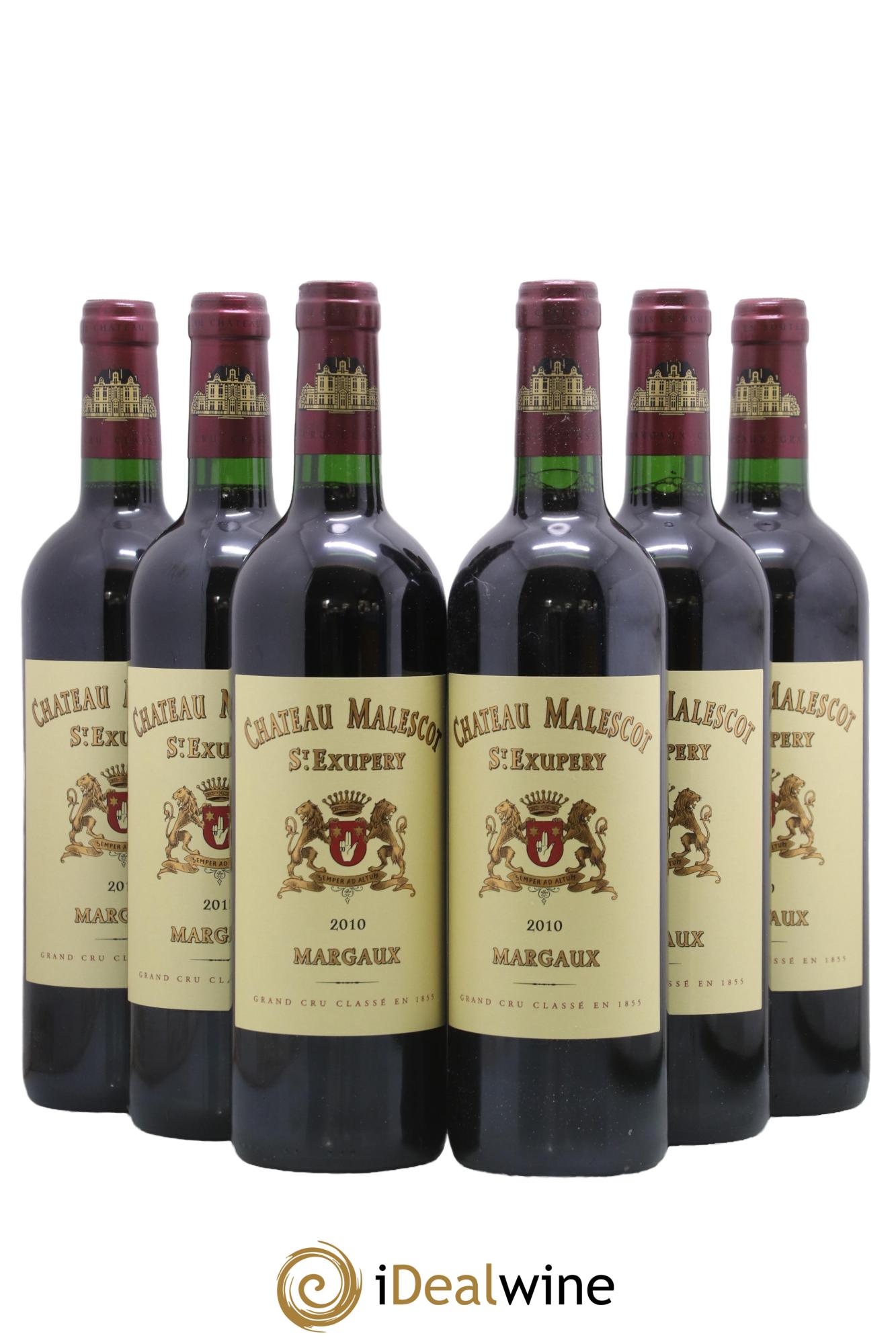 Château Malescot Saint-Exupéry 3ème Grand Cru Classé 2010 - Posten von 6 Flaschen - 0