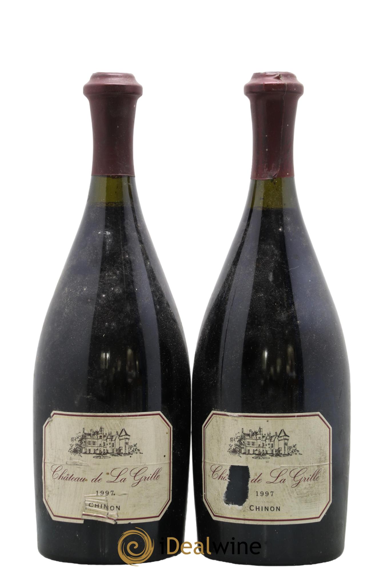 Chinon Château De La Grille 1997 - Lot de 2 bouteilles - 0