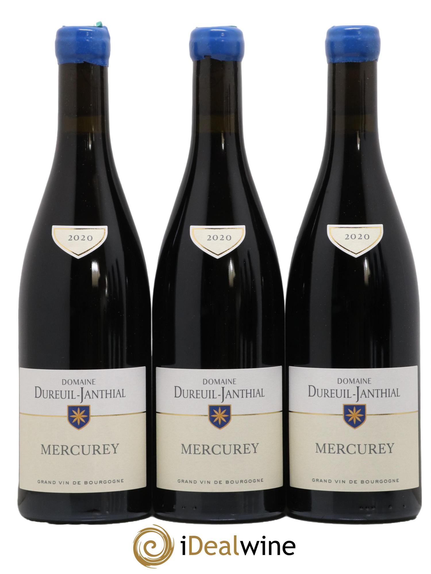 Mercurey Domaine Vincent Dureuil Janthial 2020 - Lot de 3 bouteilles - 0