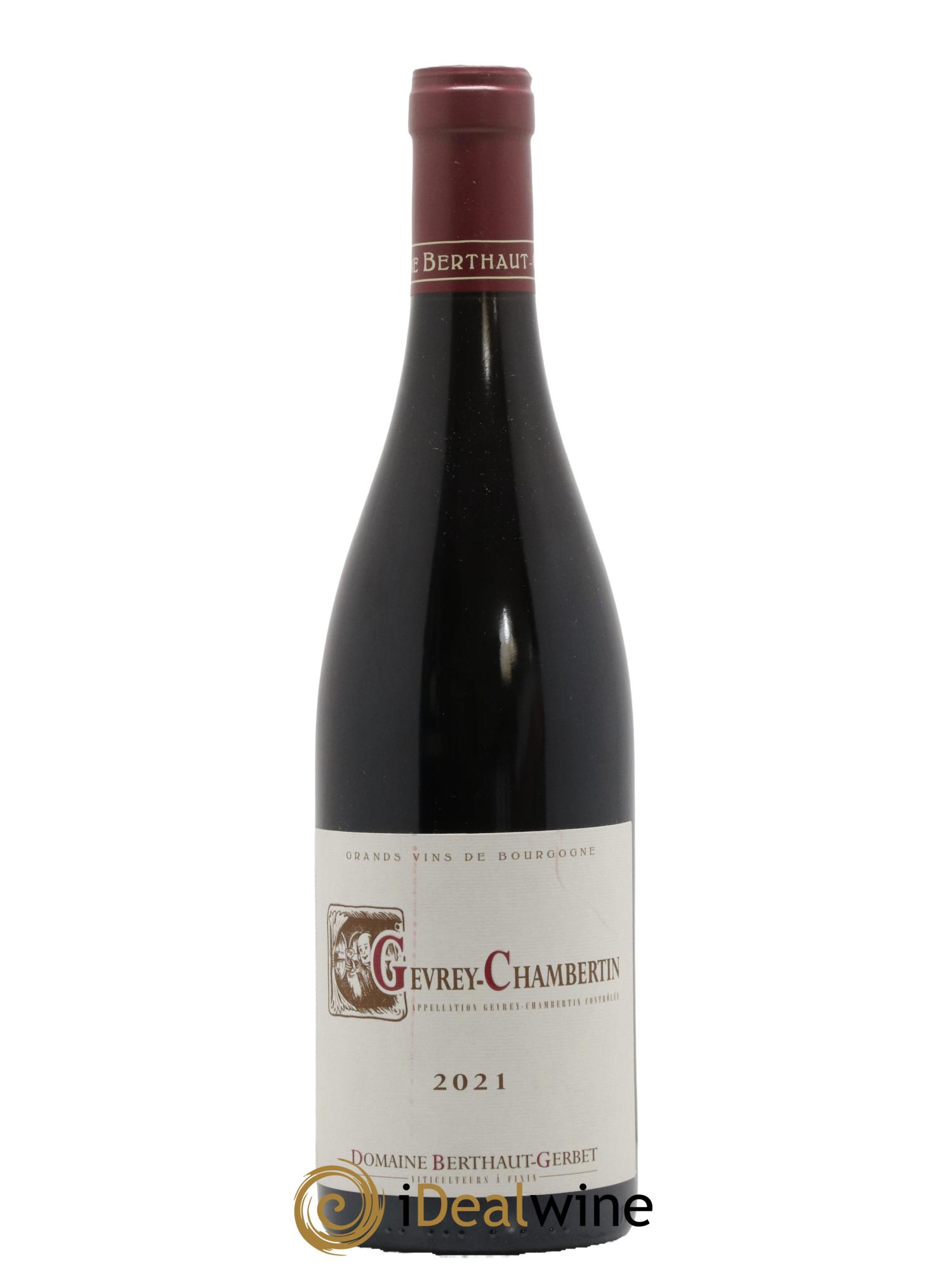 Gevrey-Chambertin Berthaut Gerbet (Domaine) 2021 - Lot de 1 bouteille - 0