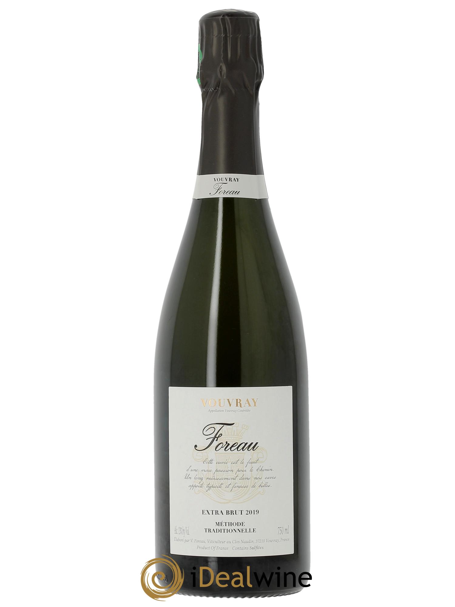 Vouvray Méthode Traditionnelle Extra-Brut Clos Naudin - Philippe Foreau  - Posten von 1 Flasche - 0