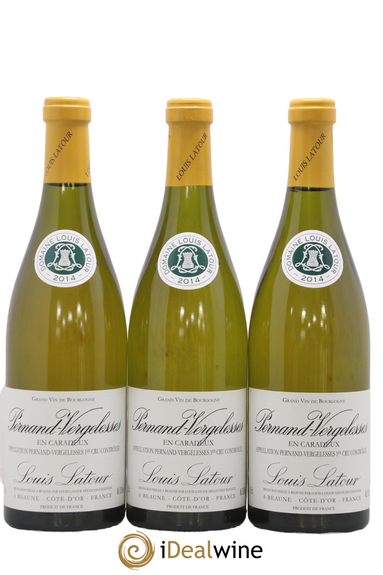 Pernand-Vergelesses 1er Cru En Caradeux Louis Latour 2014 - Lot de 3 bouteilles - 0