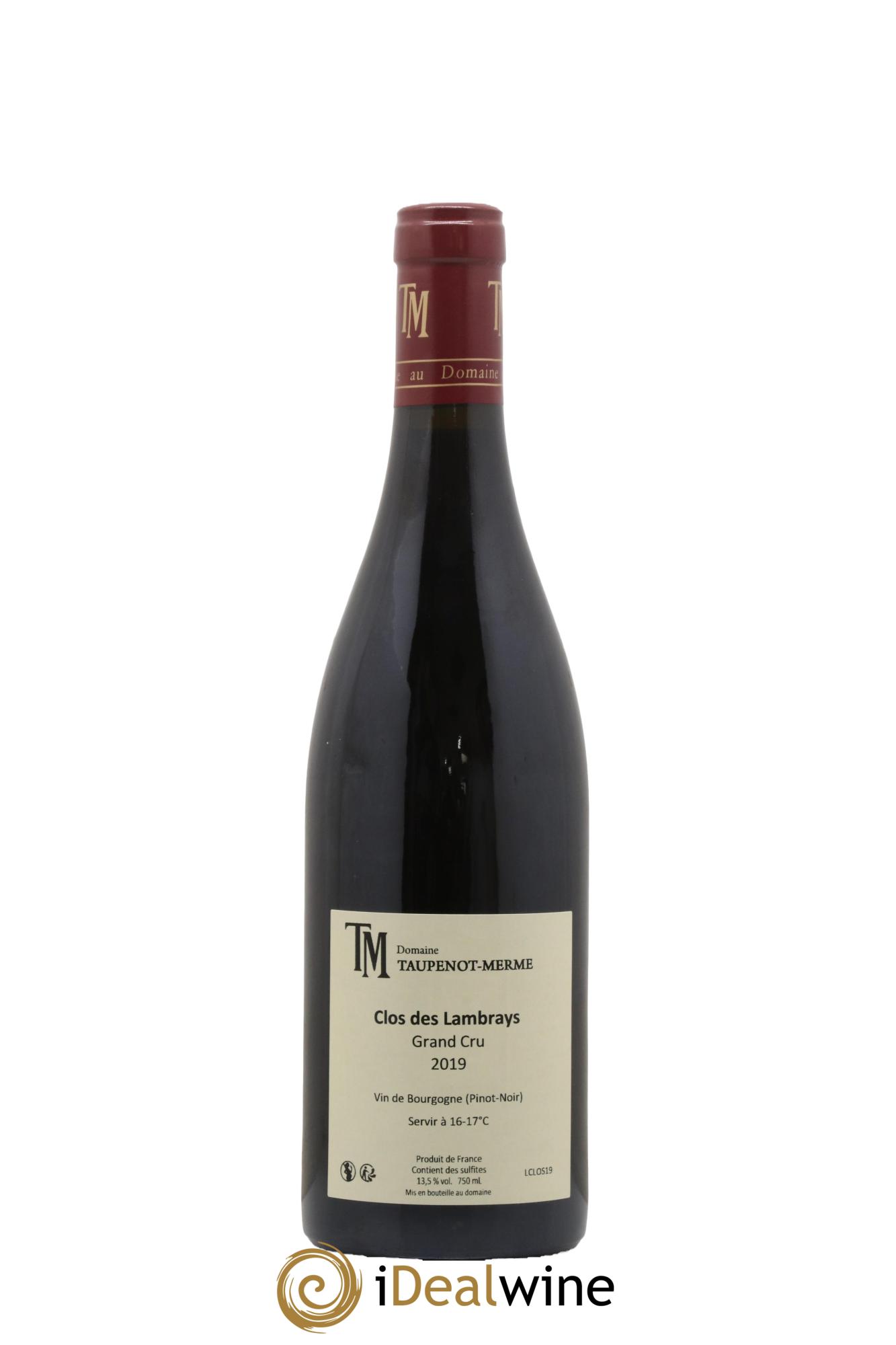Clos des Lambrays Grand Cru Taupenot-Merme 2019 - Lot de 1 bouteille - 1