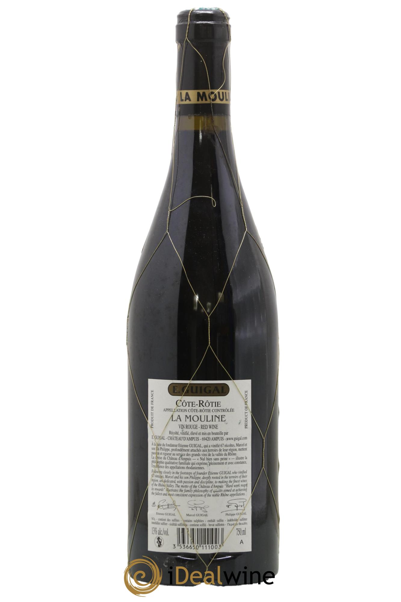 Côte-Rôtie La Mouline Guigal 2007 - Lot de 1 bouteille - 1