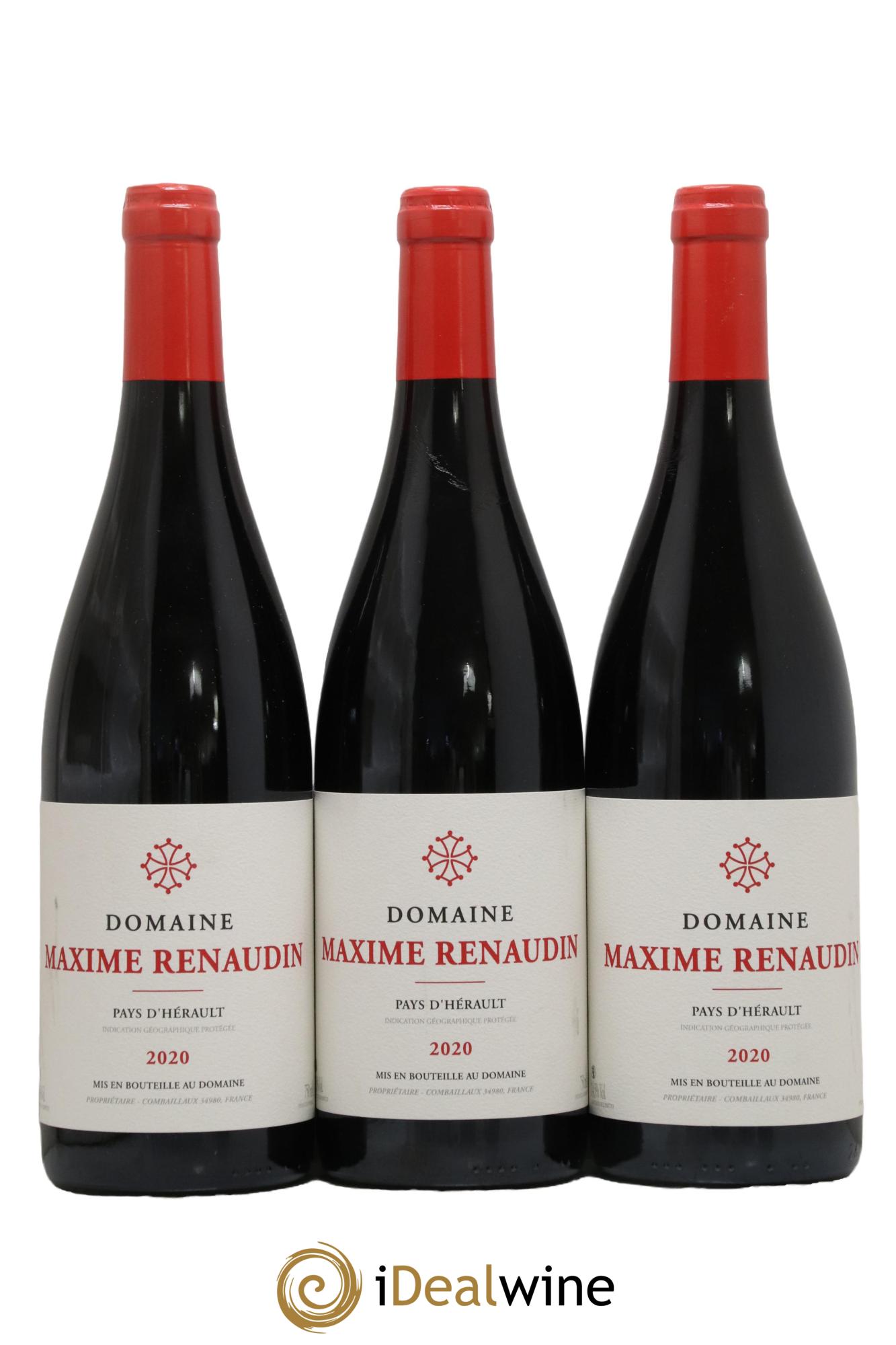 IGP Pays d'Hérault Maxime Renaudin 2020 - Lotto di 3 bottiglie - 0