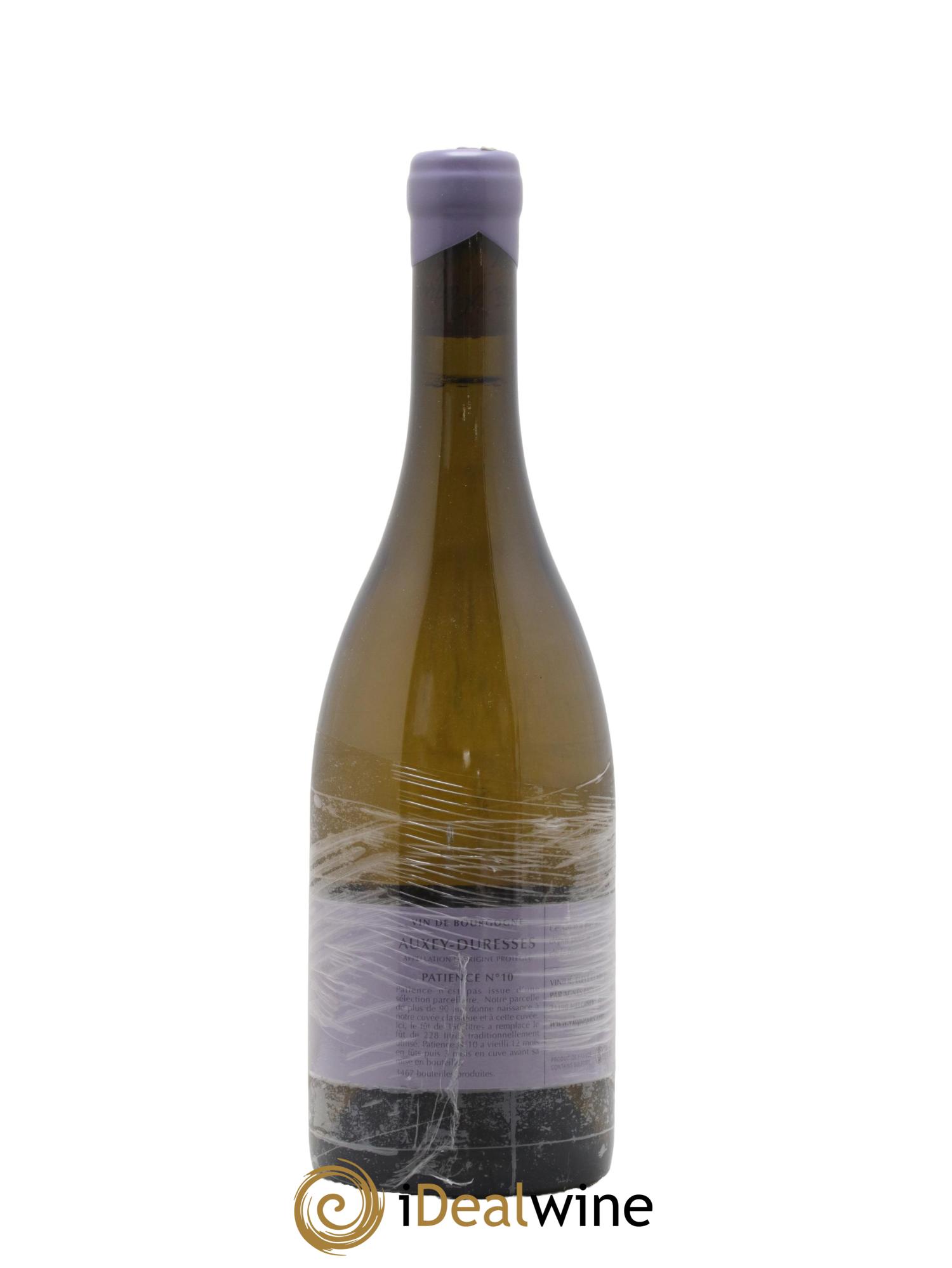 Auxey-Duresses Patience numero 10 Agnes Paquet 2017 - Lot de 1 bouteille - 1