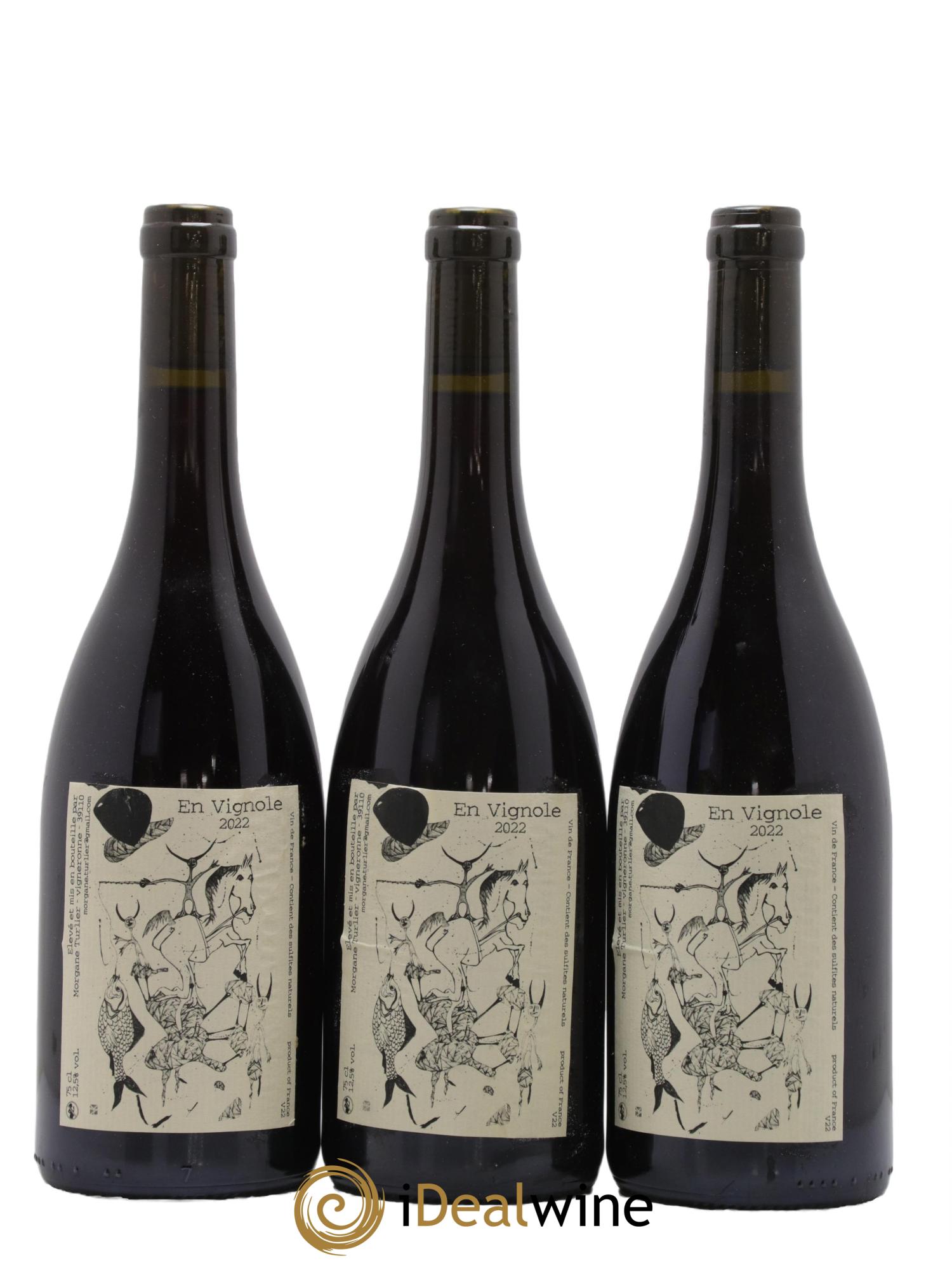 Vin de France Trousseau en Vignole Morgane Turlier 2022 - Lot de 3 bouteilles - 0