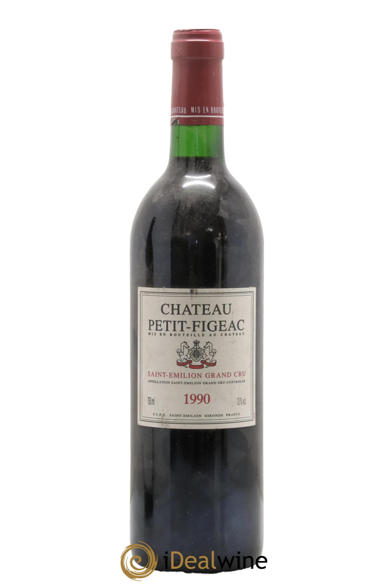 Petit Figeac 1990 - Lot of 1 bottle - 0