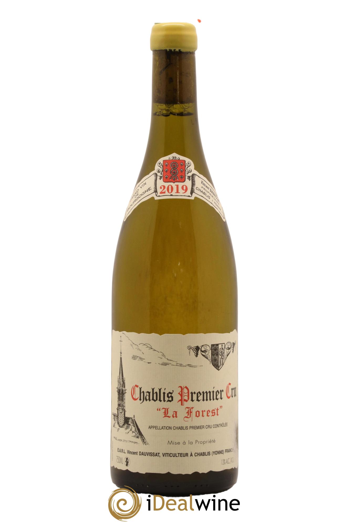 Chablis 1er Cru La Forest Vincent Dauvissat (Domaine) 2019 - Lot de 1 bouteille - 0