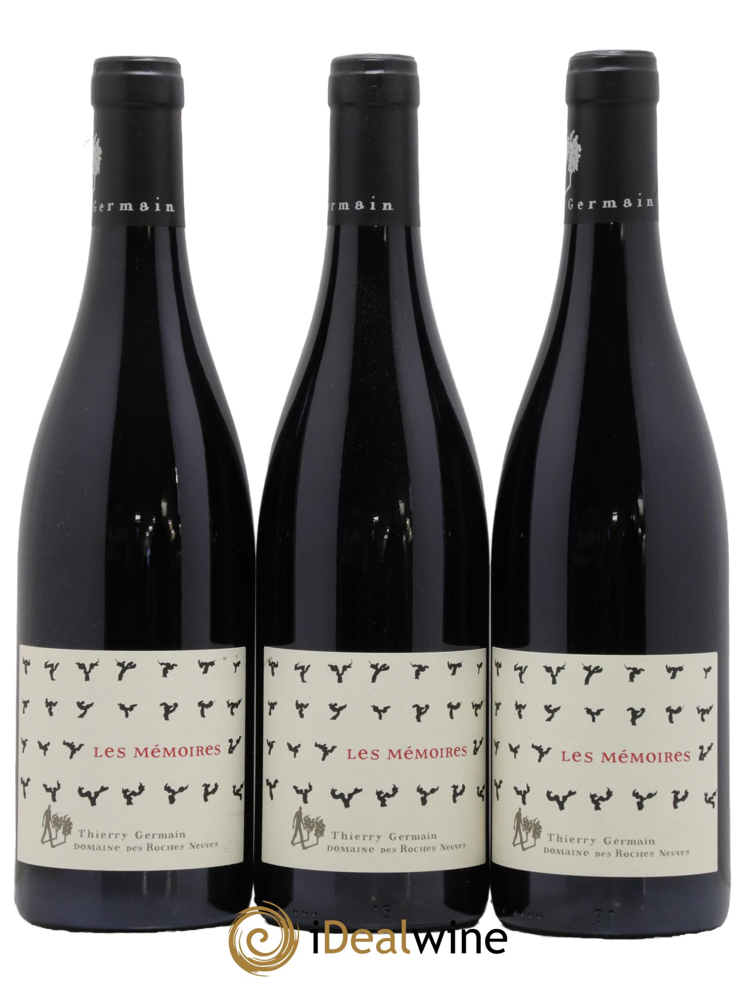 Saumur-Champigny Les Mémoires Domaine des Roches Neuves - Thierry Germain 2020 - Posten von 3 Flaschen - 0