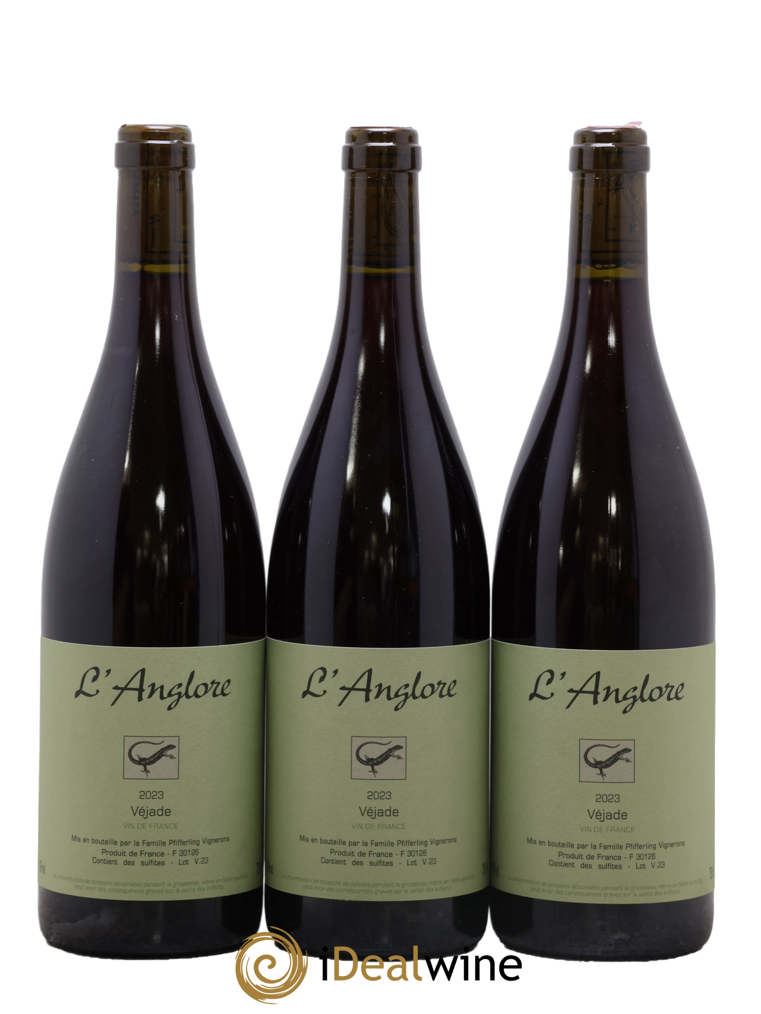 Vin de France Véjade L'Anglore 2023 - Lotto di 3 bottiglie - 0