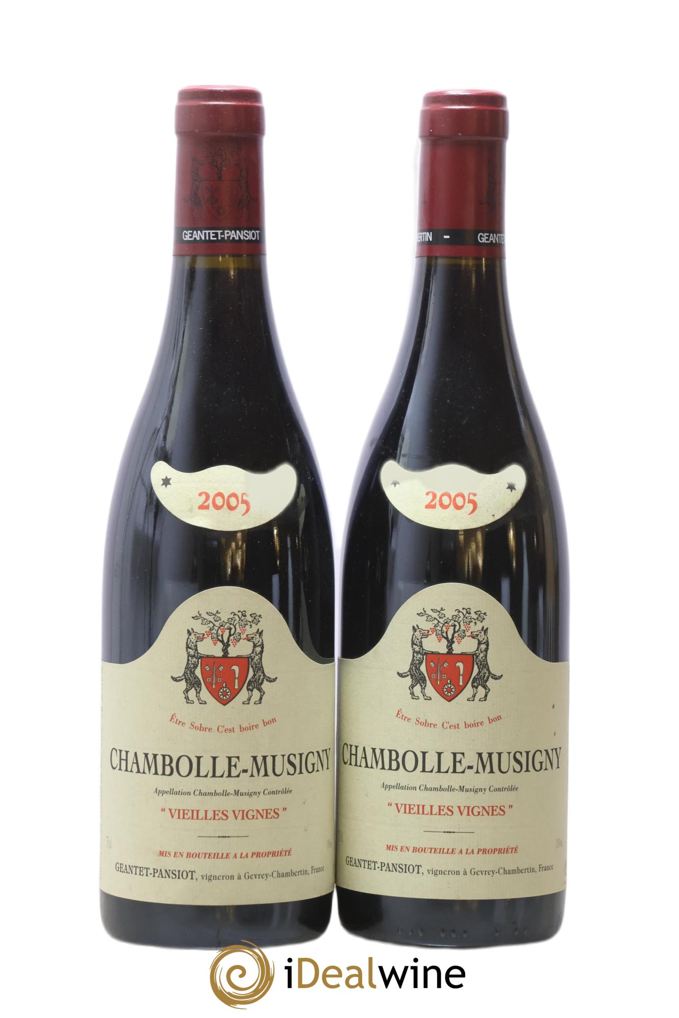 Chambolle-Musigny Vieilles vignes Geantet-Pansiot 2005 - Lot of 2 bottles - 0
