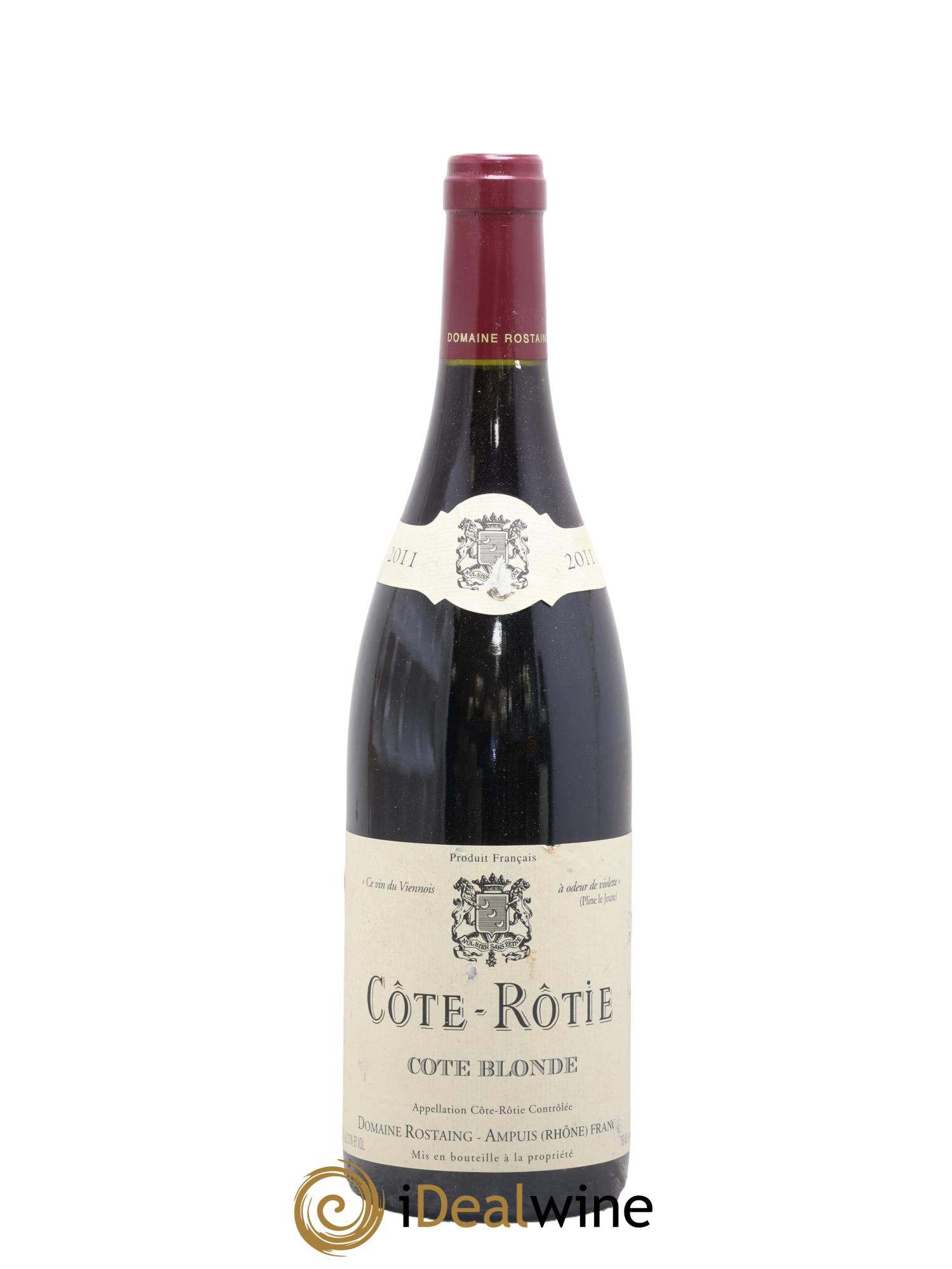 Côte-Rôtie Côte Blonde René Rostaing 2011 - Lot of 1 bottle - 0