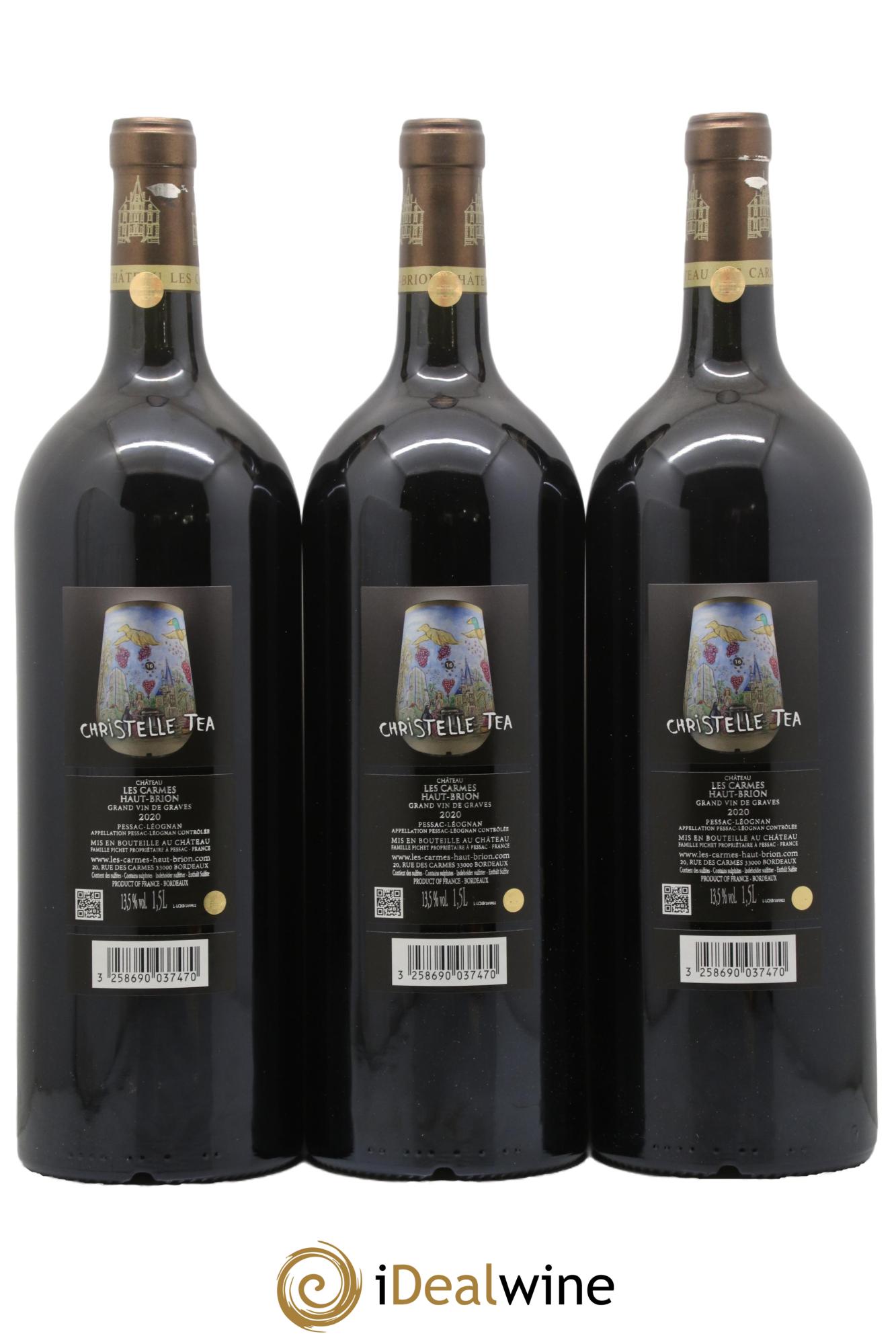 Château Les Carmes Haut-Brion 2020 - Posten von 3 Magnum - 1