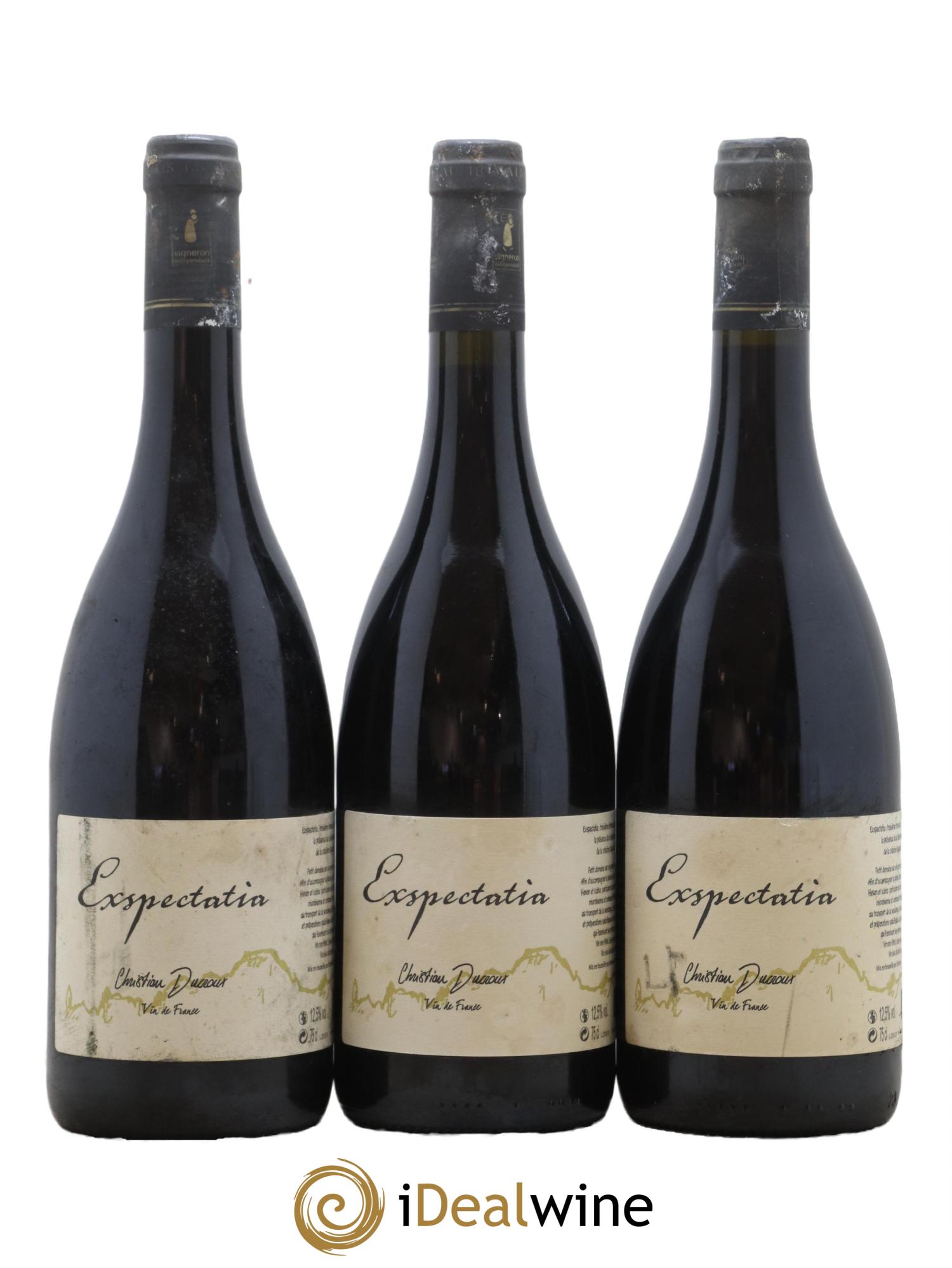 Vin de France Expectatia Christian Ducroux 2015 - Lot de 3 bouteilles - 0