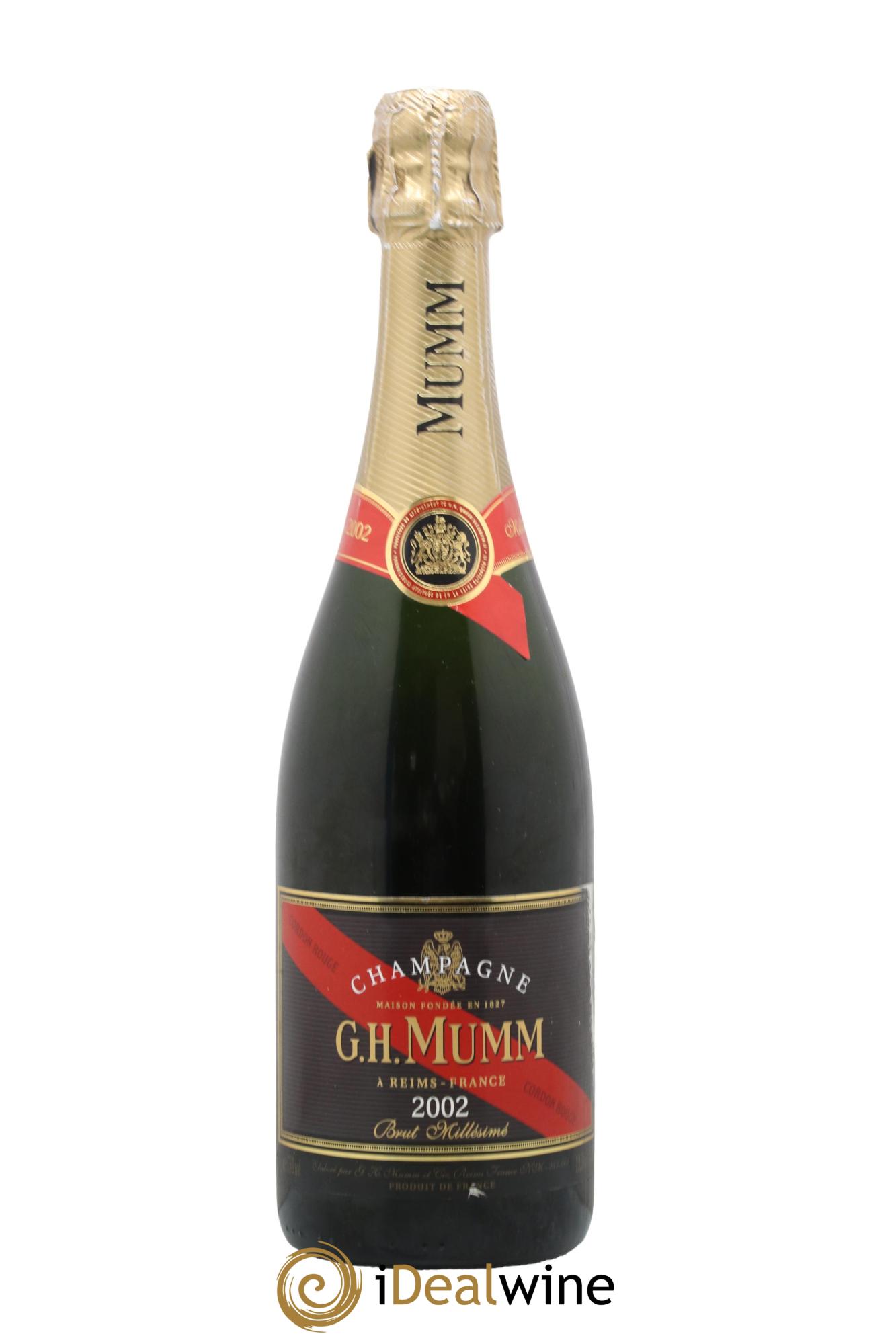 Champagne Brut Champagne Mumm 2002 - Lot de 1 bouteille - 0