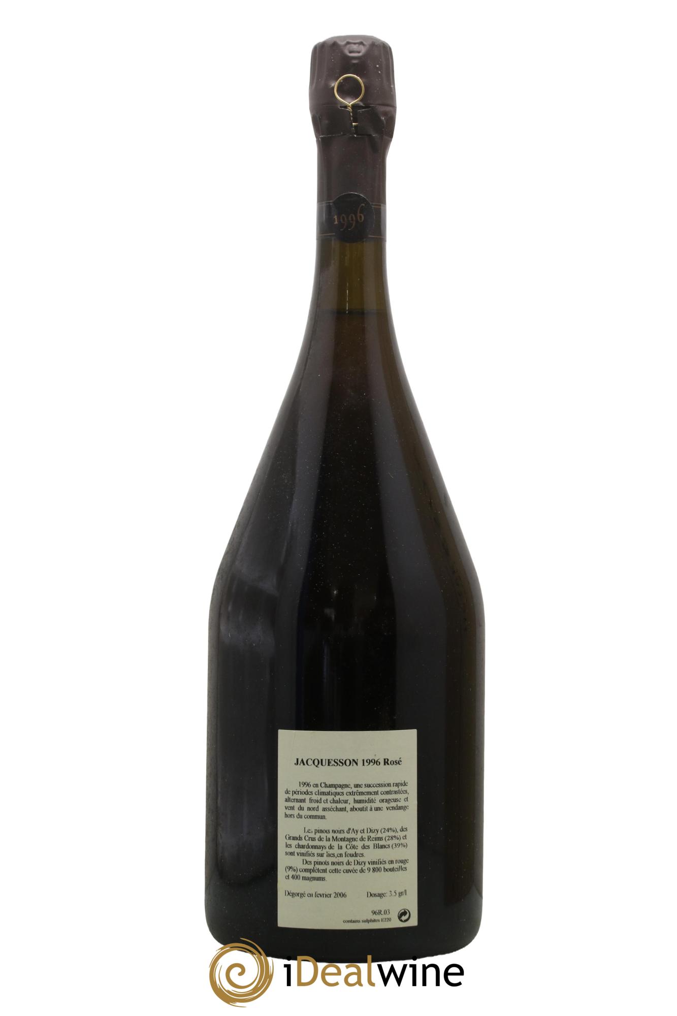 Champagne - Extra-Brut Rosé Millésimé Jacquesson 1996 - Lot de 1 magnum - 2