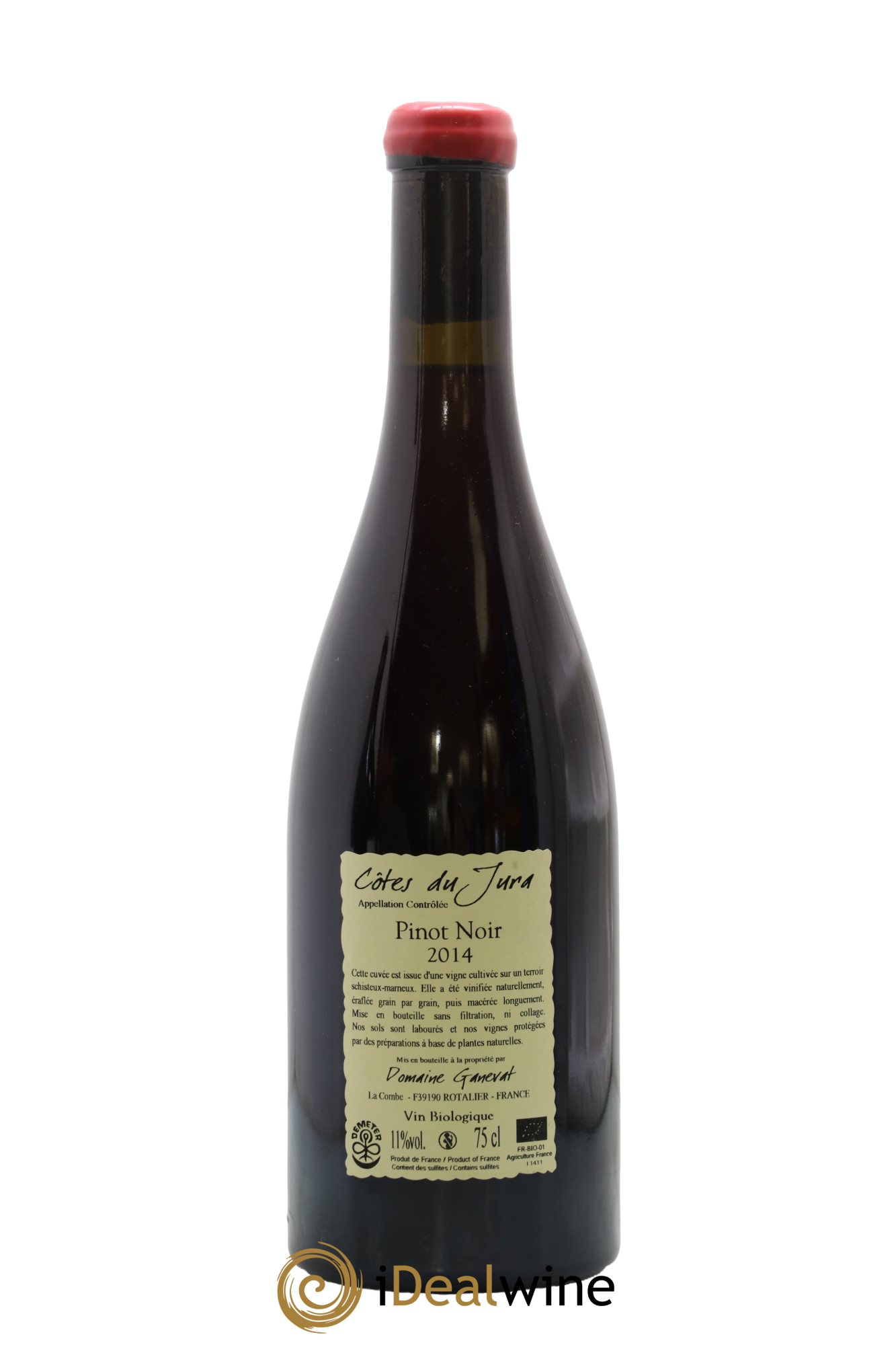 Côtes du Jura Pinot Noir En Billat  Jean-François Ganevat (Domaine) 2014 - Lot de 1 bouteille - 1