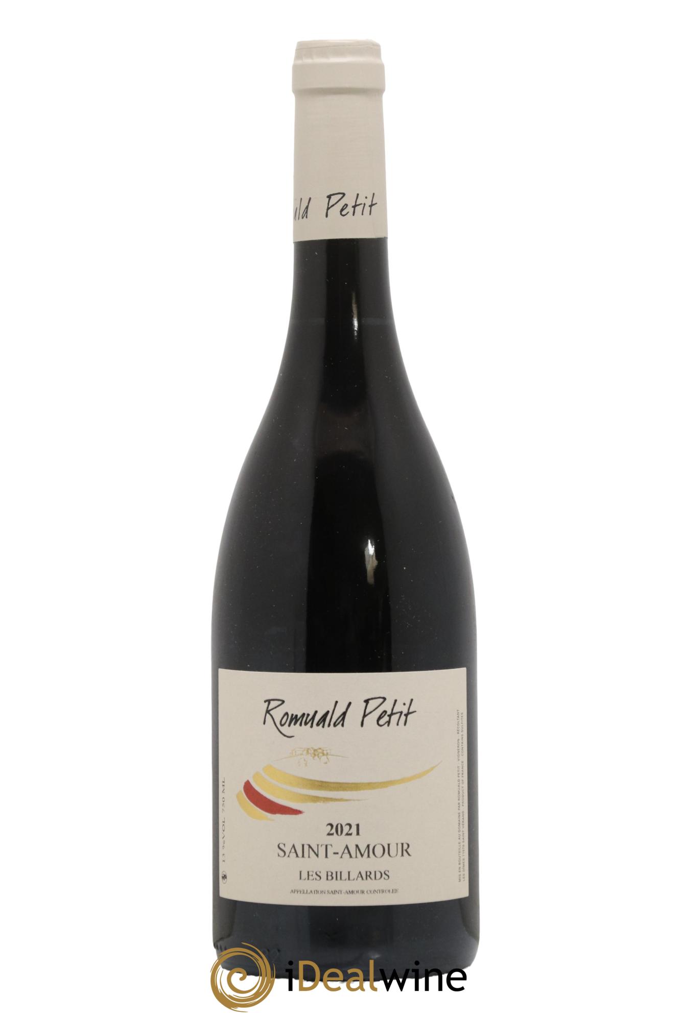 Saint-Amour Les Billards Domaine Romuald Petit 2021 - Lot de 1 bouteille - 0