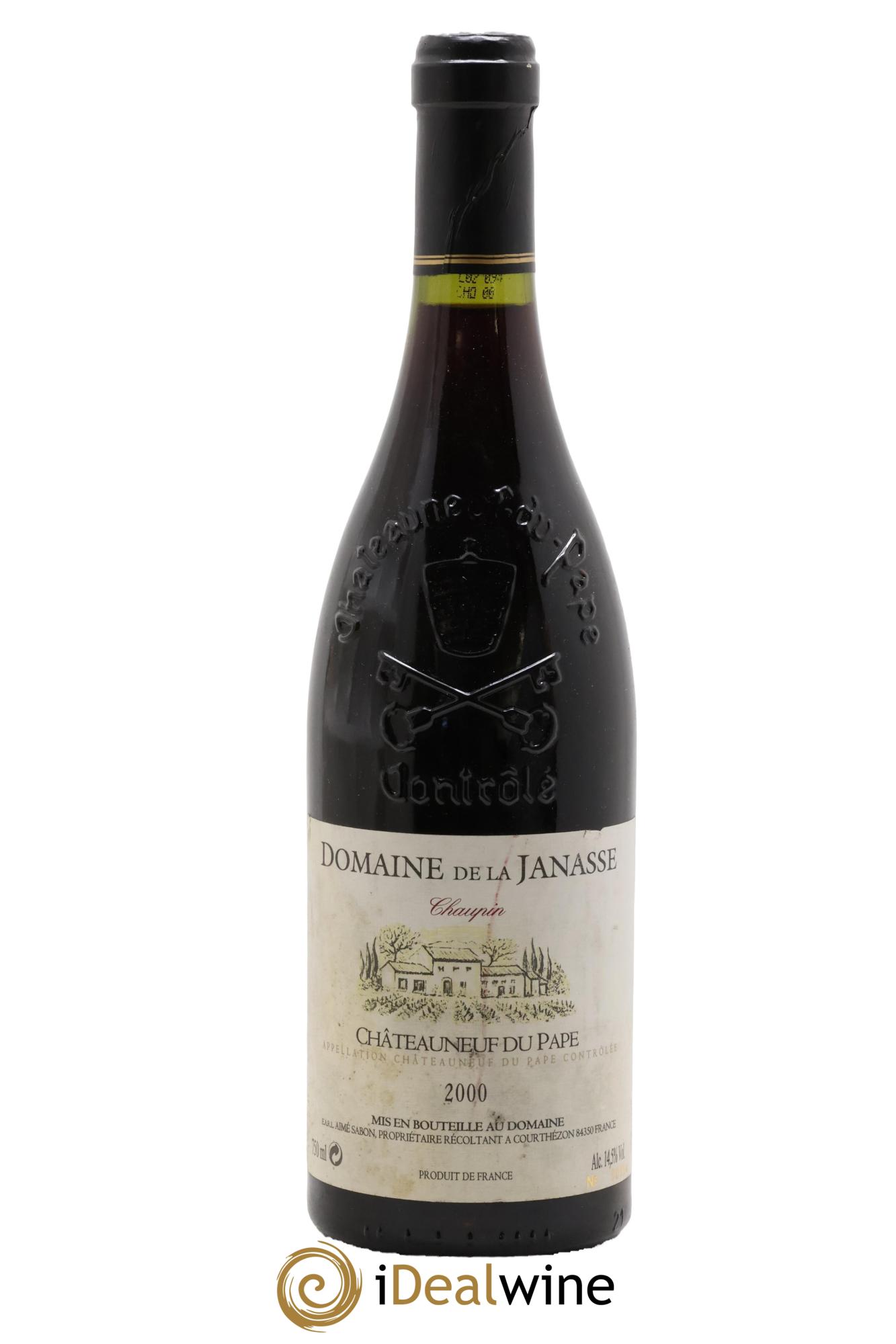 Châteauneuf-du-Pape Cuvée Chaupin La Janasse (Domaine de) 2000 - Posten von 1 Flasche - 0